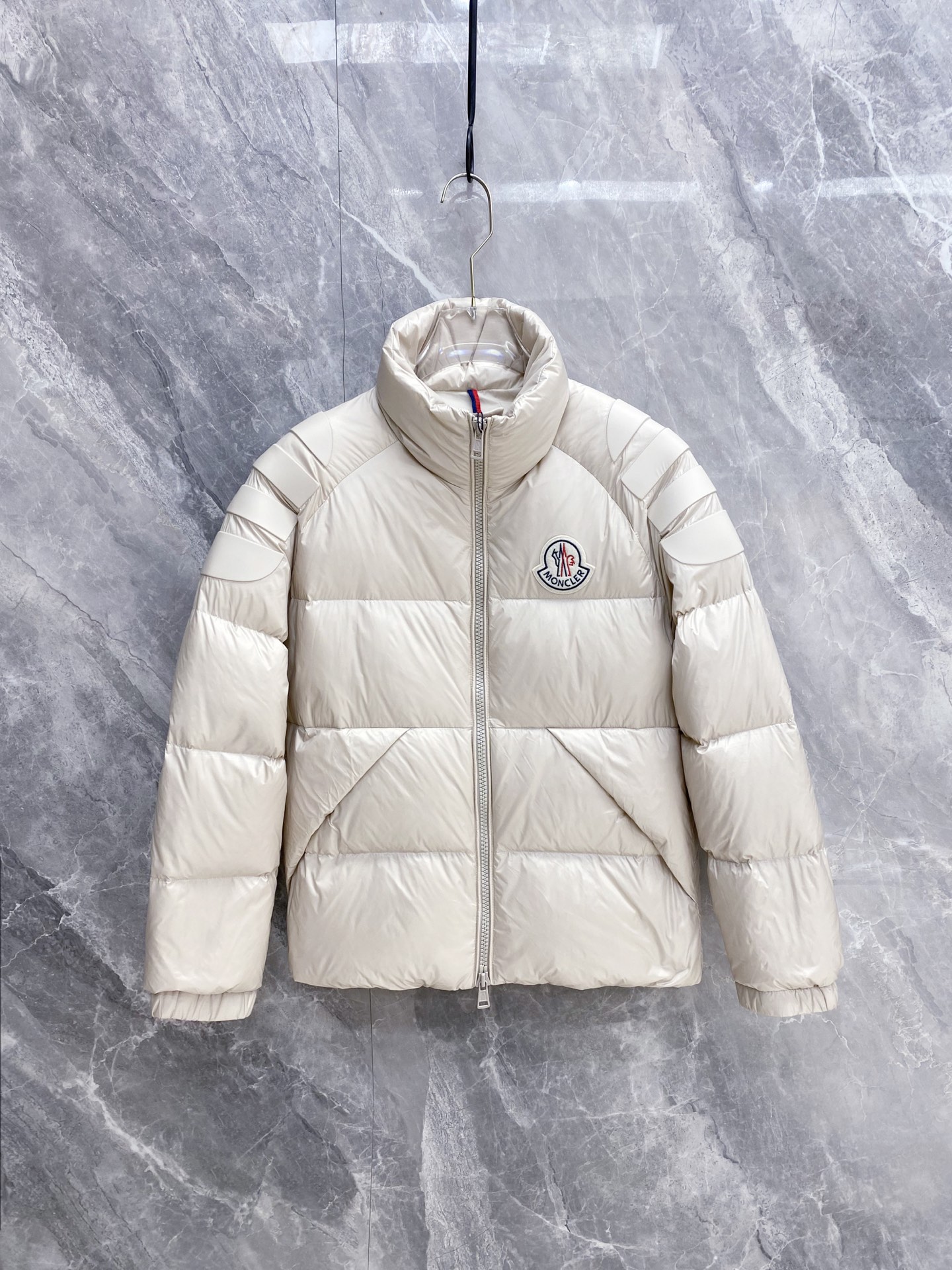 Moncler Couple Down Jacket Goose Down Black Loose Fit M-l