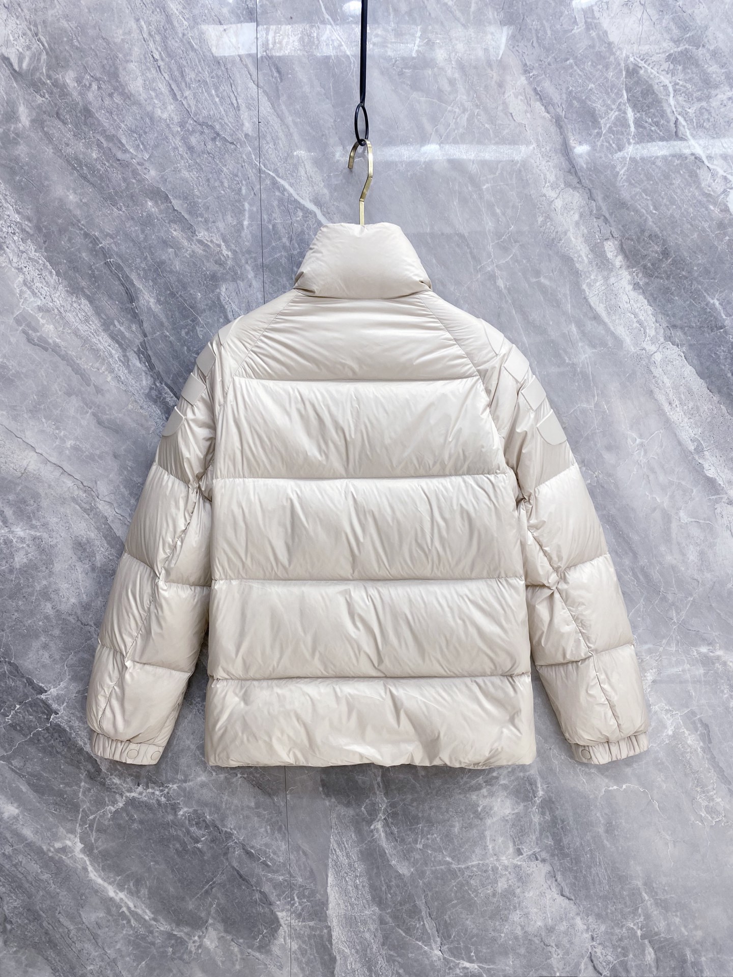 Moncler Couple Down Jacket Goose Down Black Loose Fit M-l