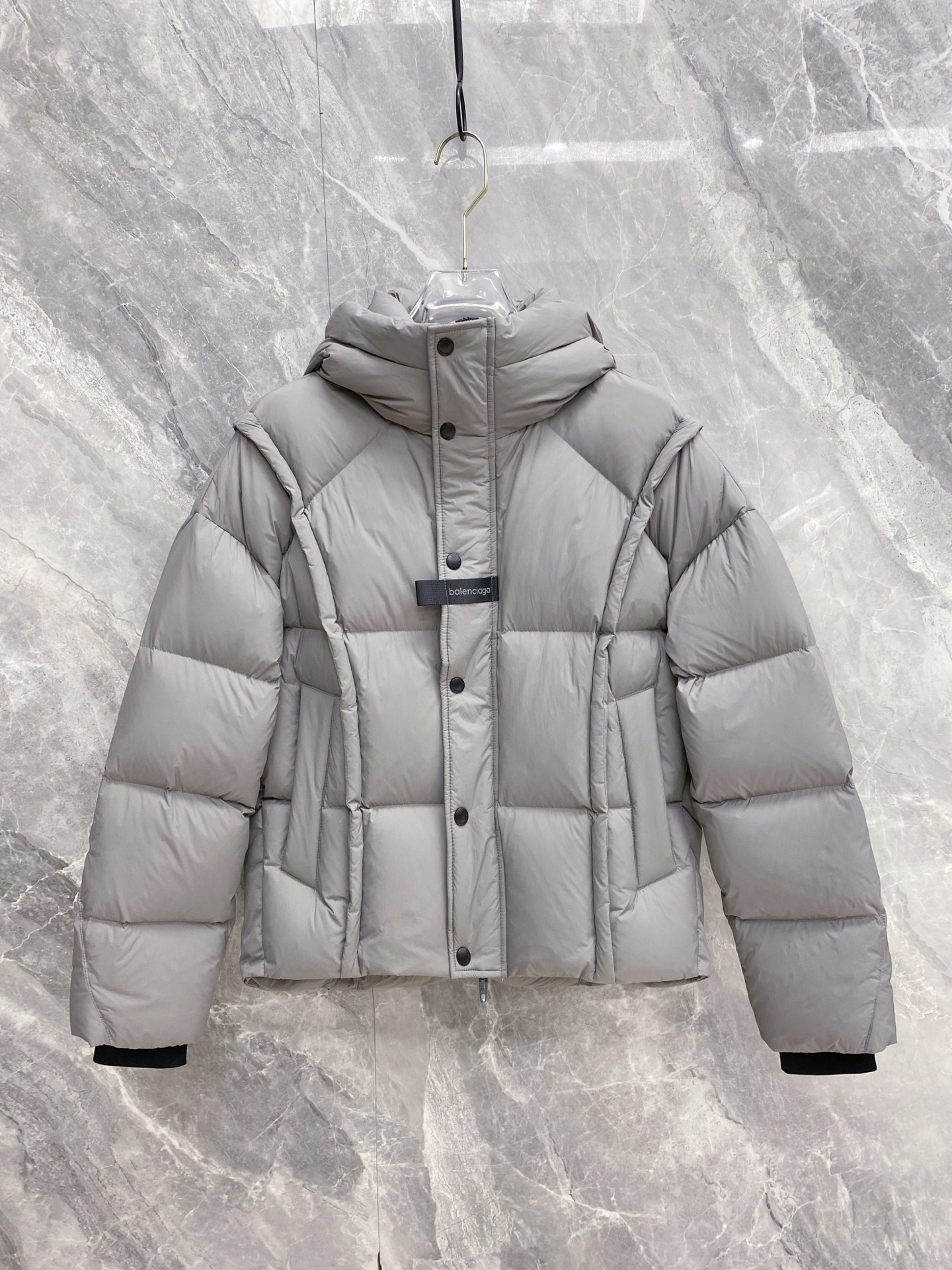 Balenciaga Down Jacket Hooded L