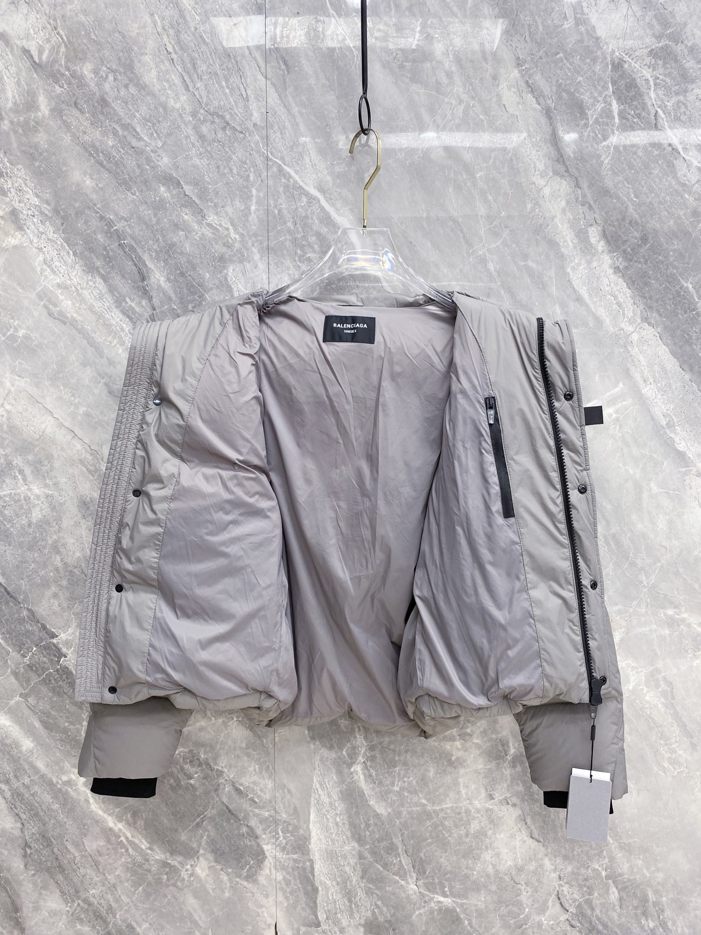 Balenciaga Down Jacket Hooded L