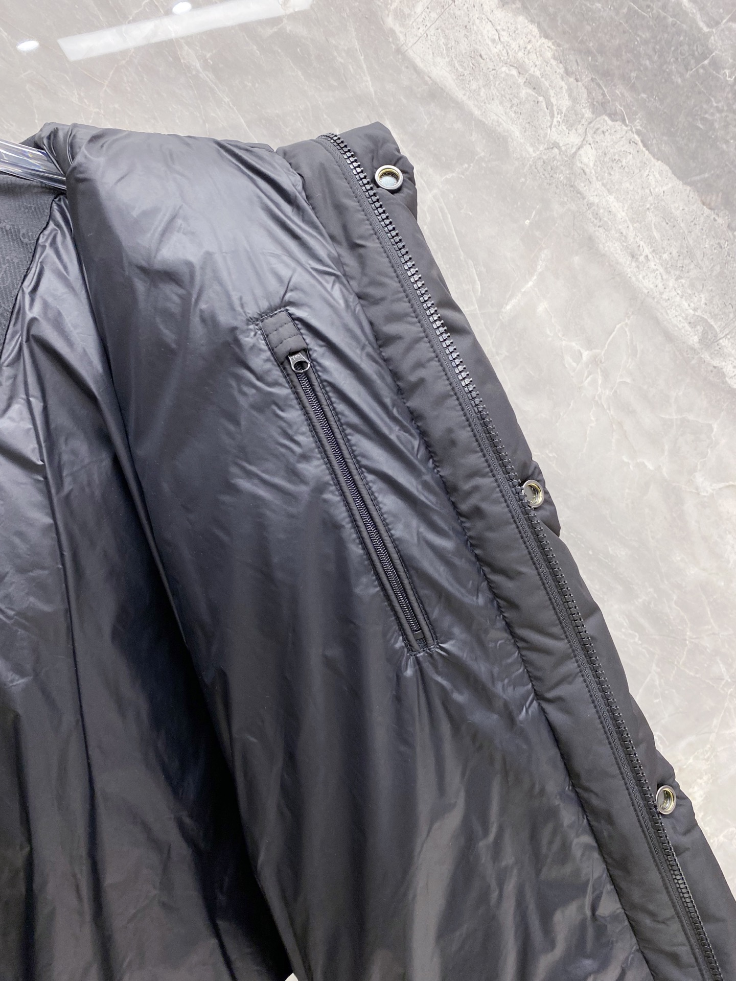 Louis Vuitton Male Down Jacket Goose Down Black Hooded S-m-l-xl