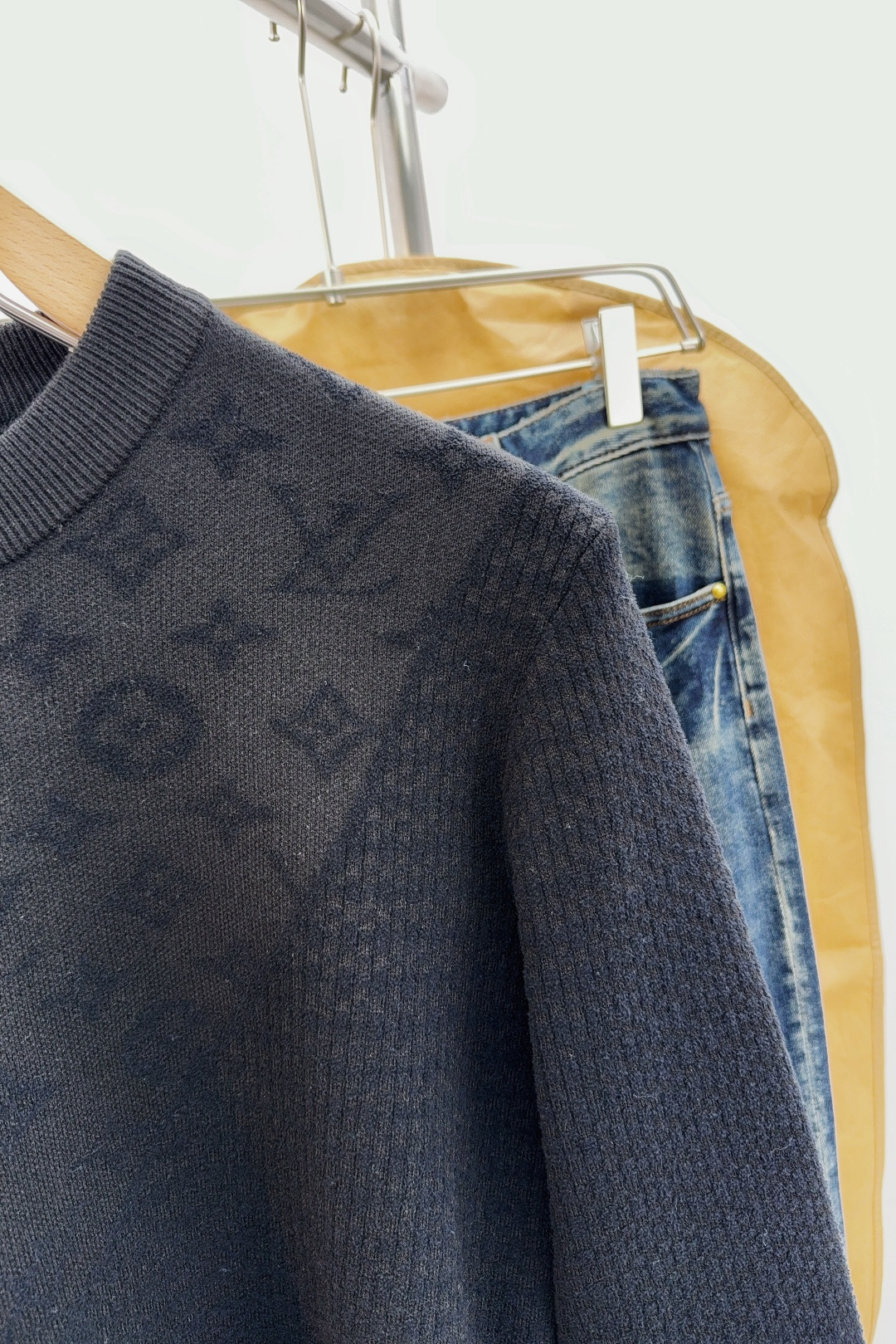 Louis Vuitton Couple Basic Clothing Wool Slim Fit S-m-l-xl