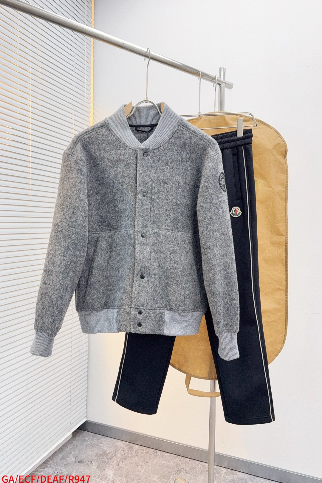 Canada Goose Couple Jacket Wool Gray S-m-l-xl