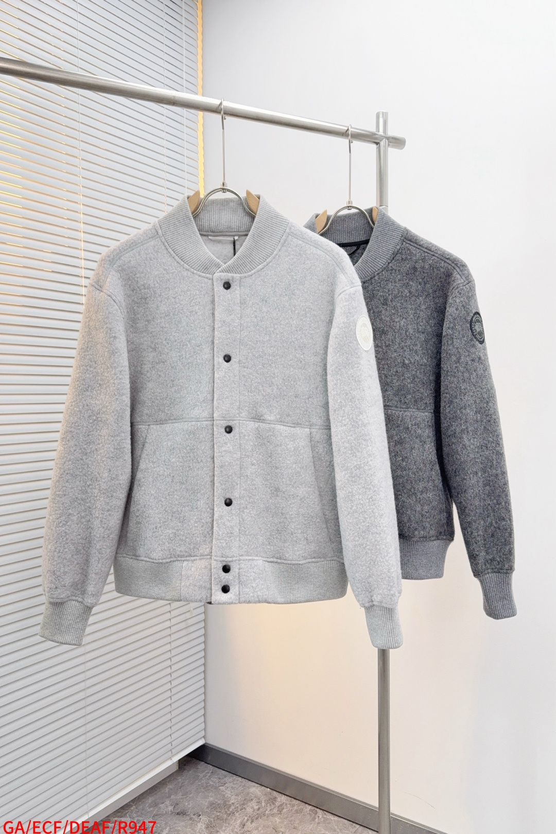 Canada Goose Couple Jacket Wool Gray S-m-l-xl