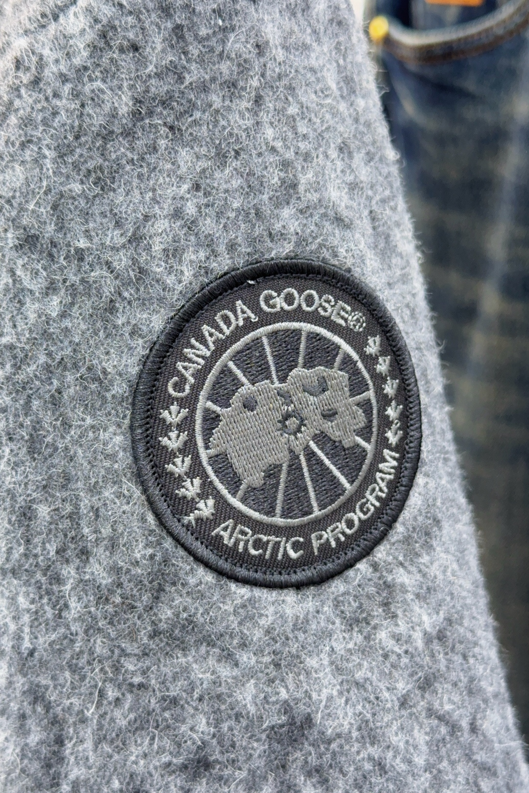 Canada Goose Couple Jacket Wool Gray S-m-l-xl