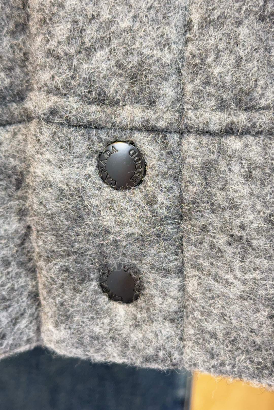 Canada Goose Couple Jacket Wool Gray S-m-l-xl