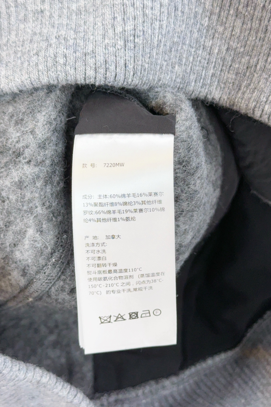 Canada Goose Couple Jacket Wool Gray S-m-l-xl