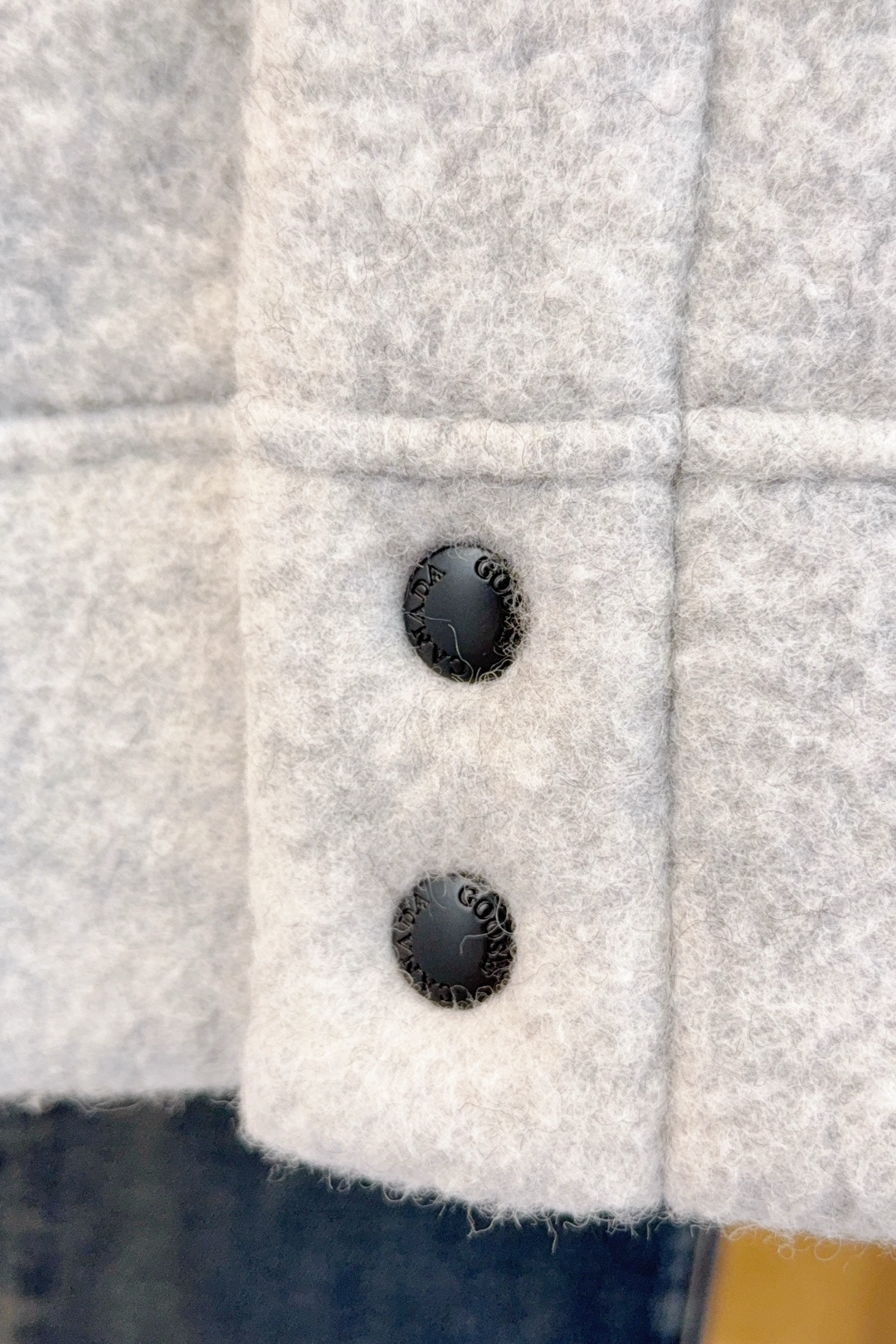 Canada Goose Couple Jacket Wool Gray S-m-l-xl