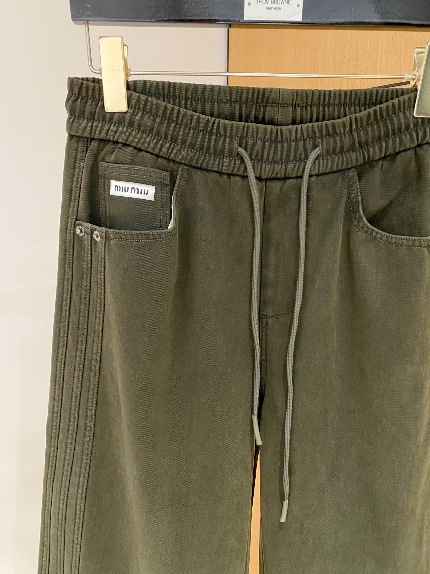 Miu Miu Male Basic Clothing Cotton Fleece Lined M