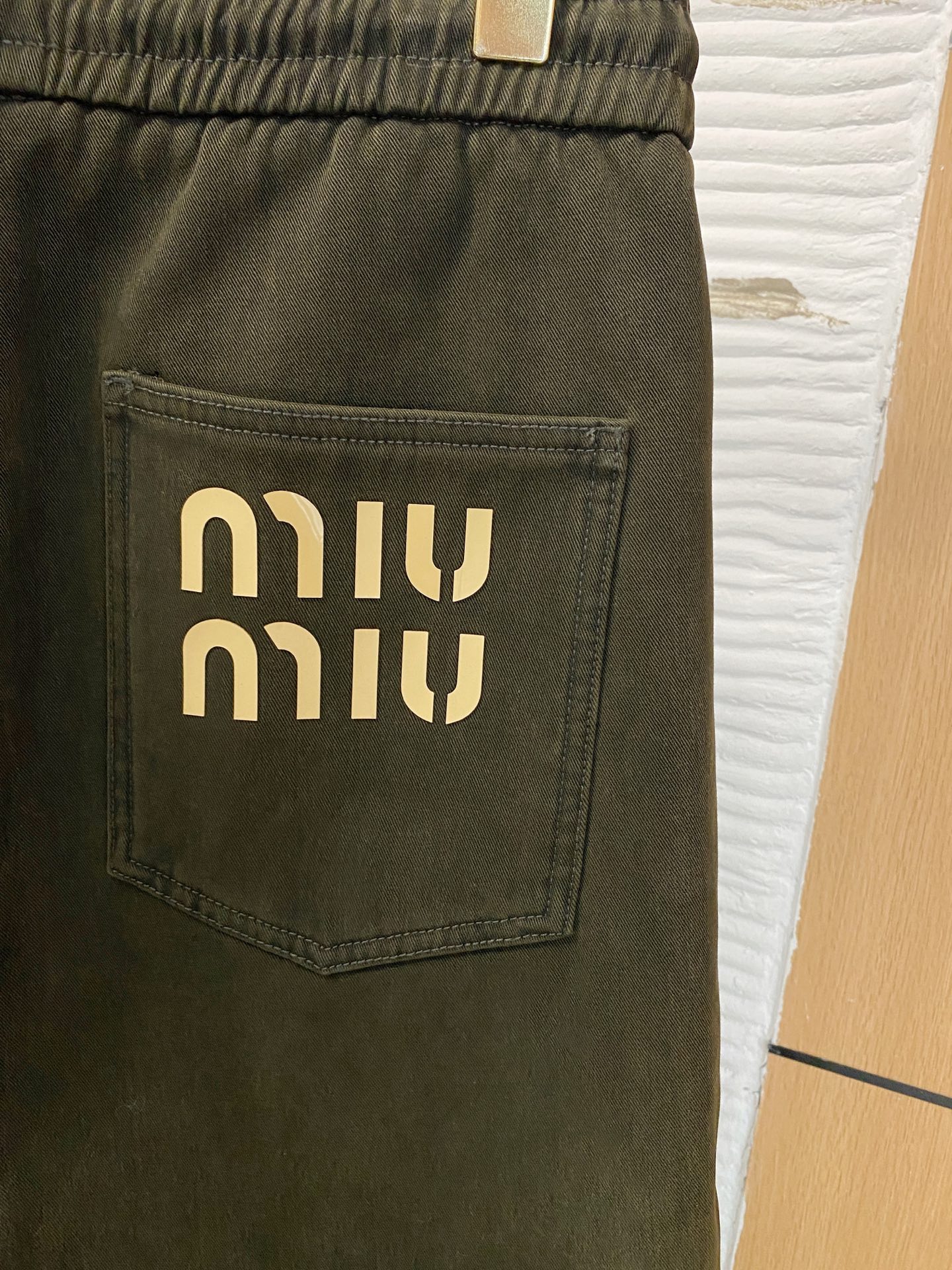 Miu Miu Male Basic Clothing Cotton Fleece Lined M