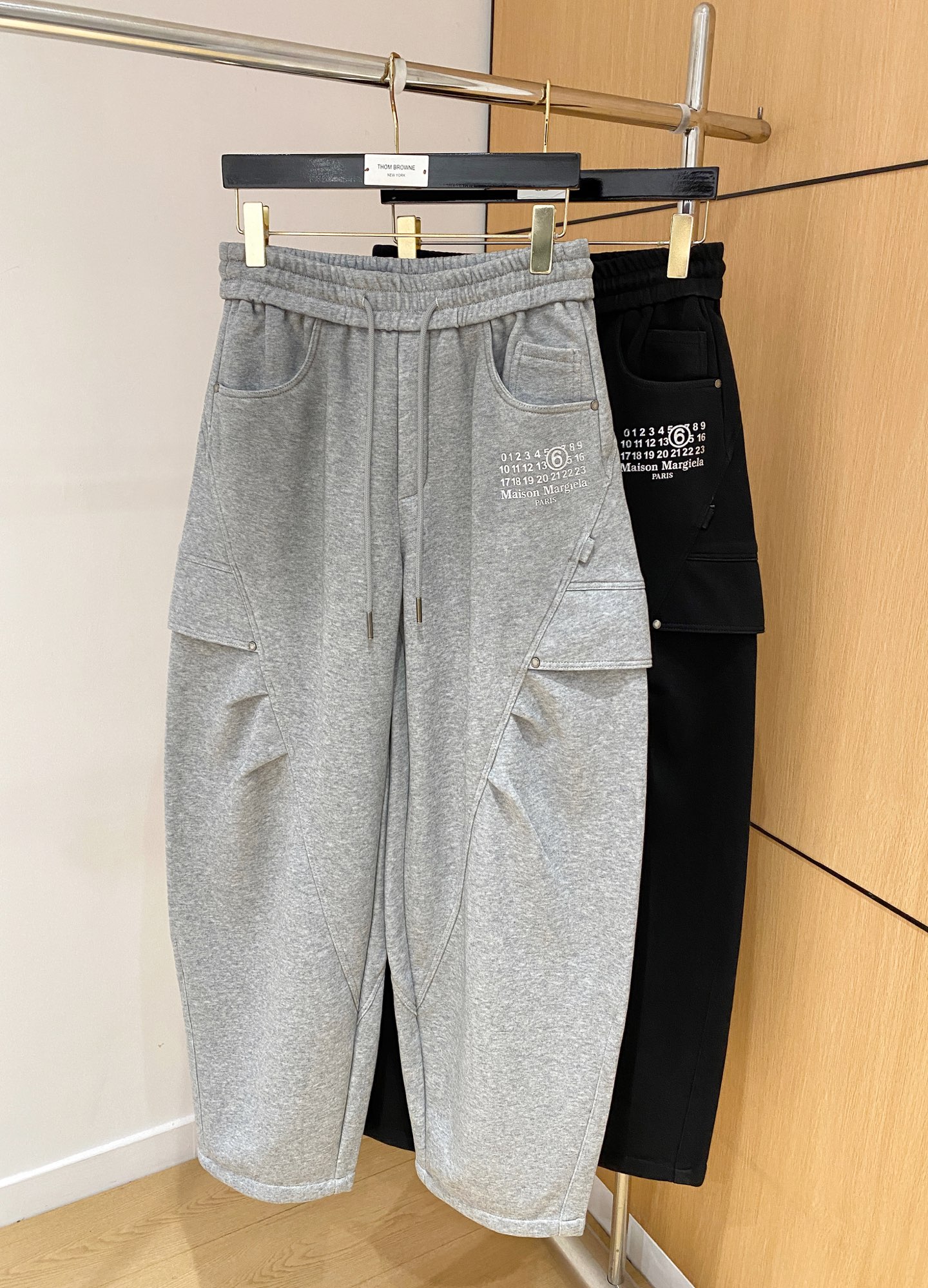 Maison Margiela Male Basic Clothing Cotton Fleece Lined