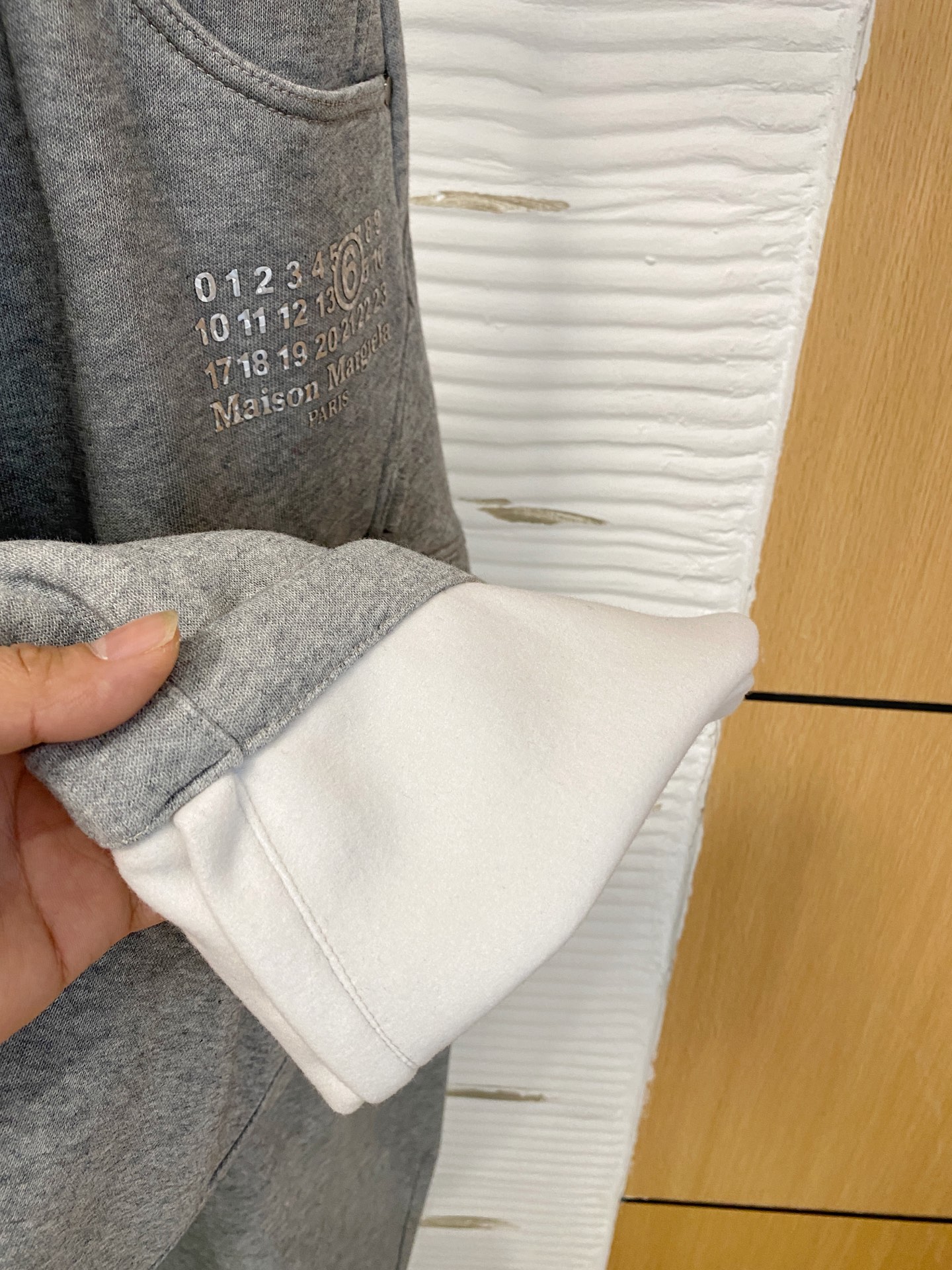 Maison Margiela Male Basic Clothing Cotton Fleece Lined