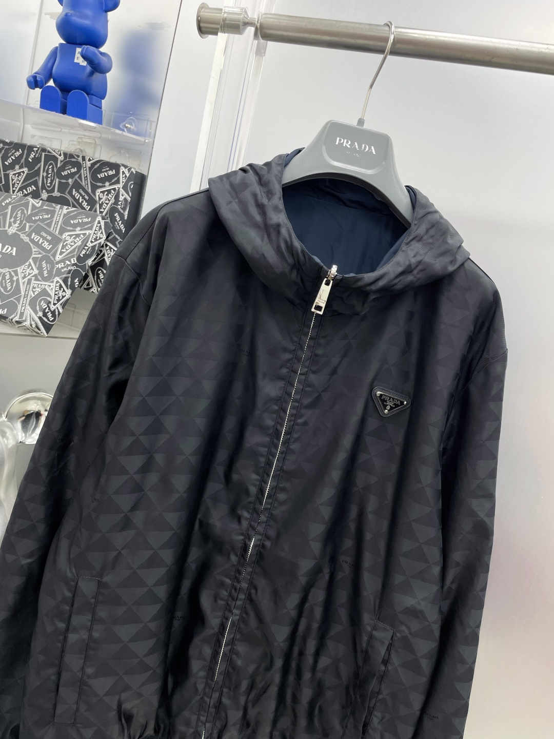 Prada Basic Clothing Hooded M-l-xl