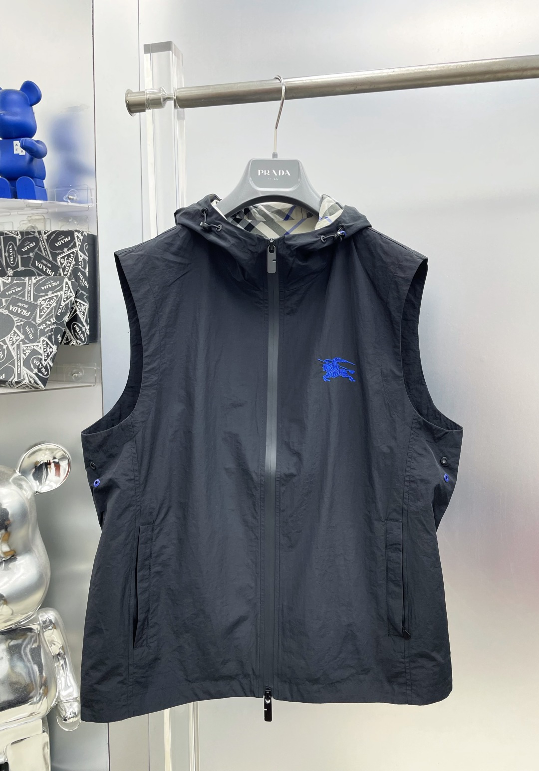 Burberry Vest Hooded M-l-xl