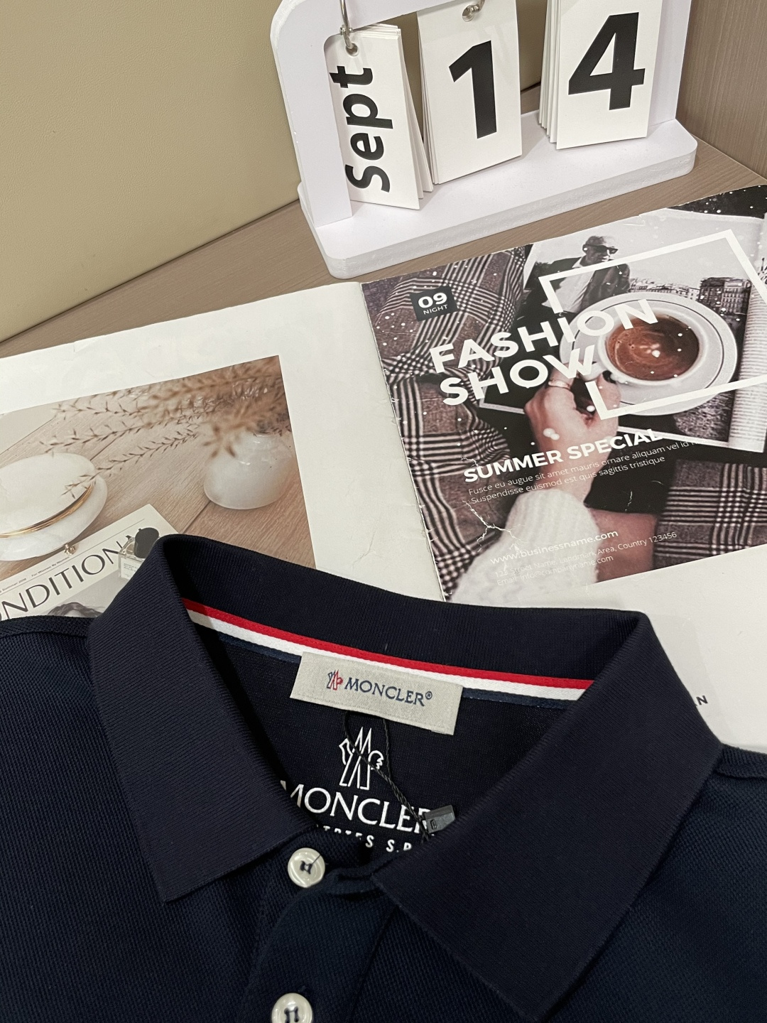 Moncler Male Basic Clothing Cotton M-l-xl