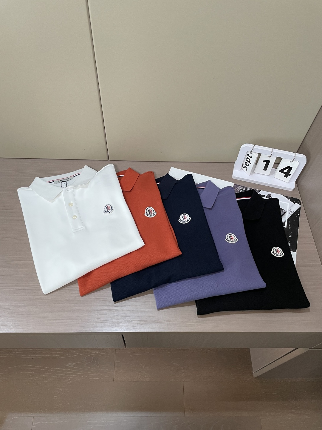 Moncler Male Basic Clothing Cotton M-l-xl