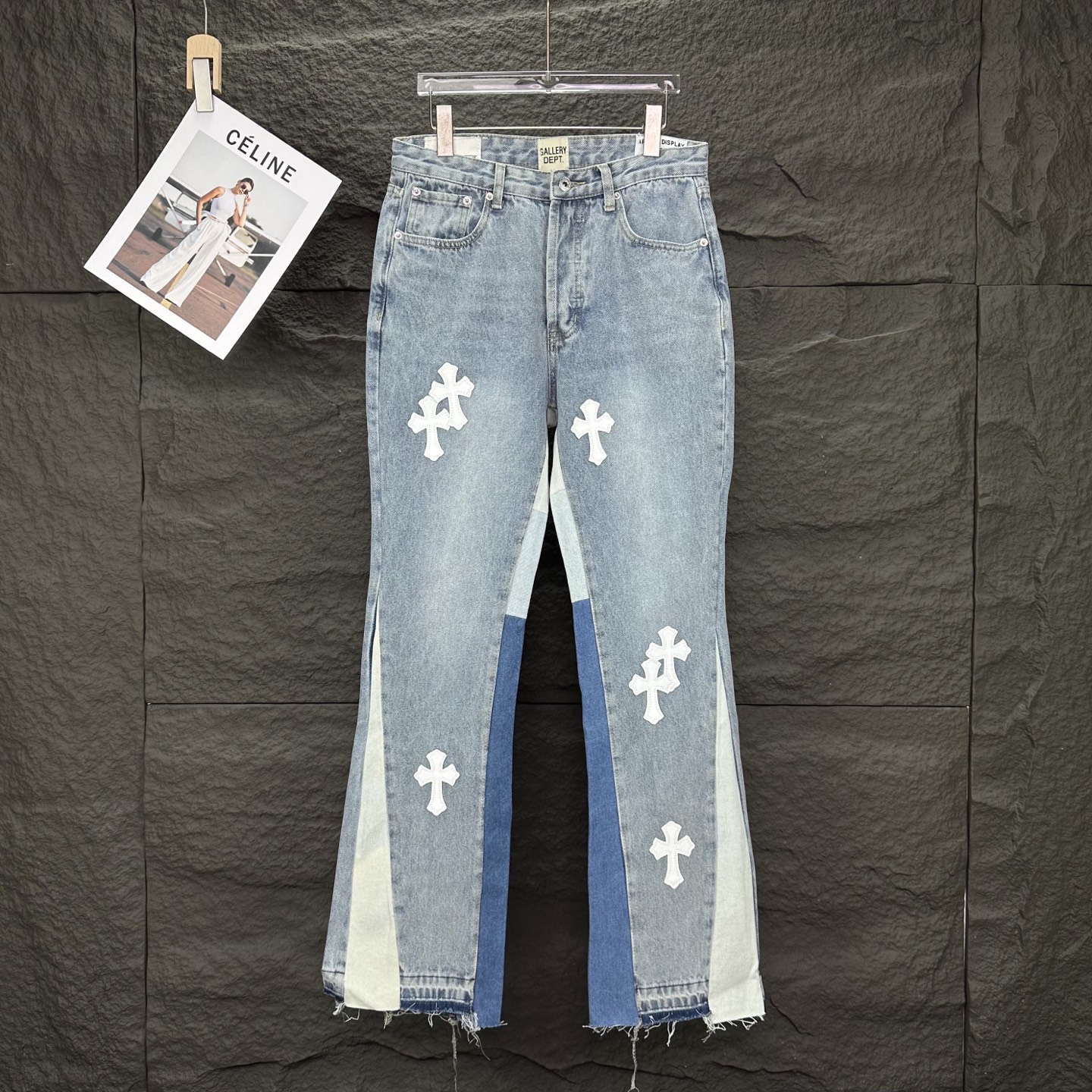 Chrome Hearts Couple Jeans White Couple Style L