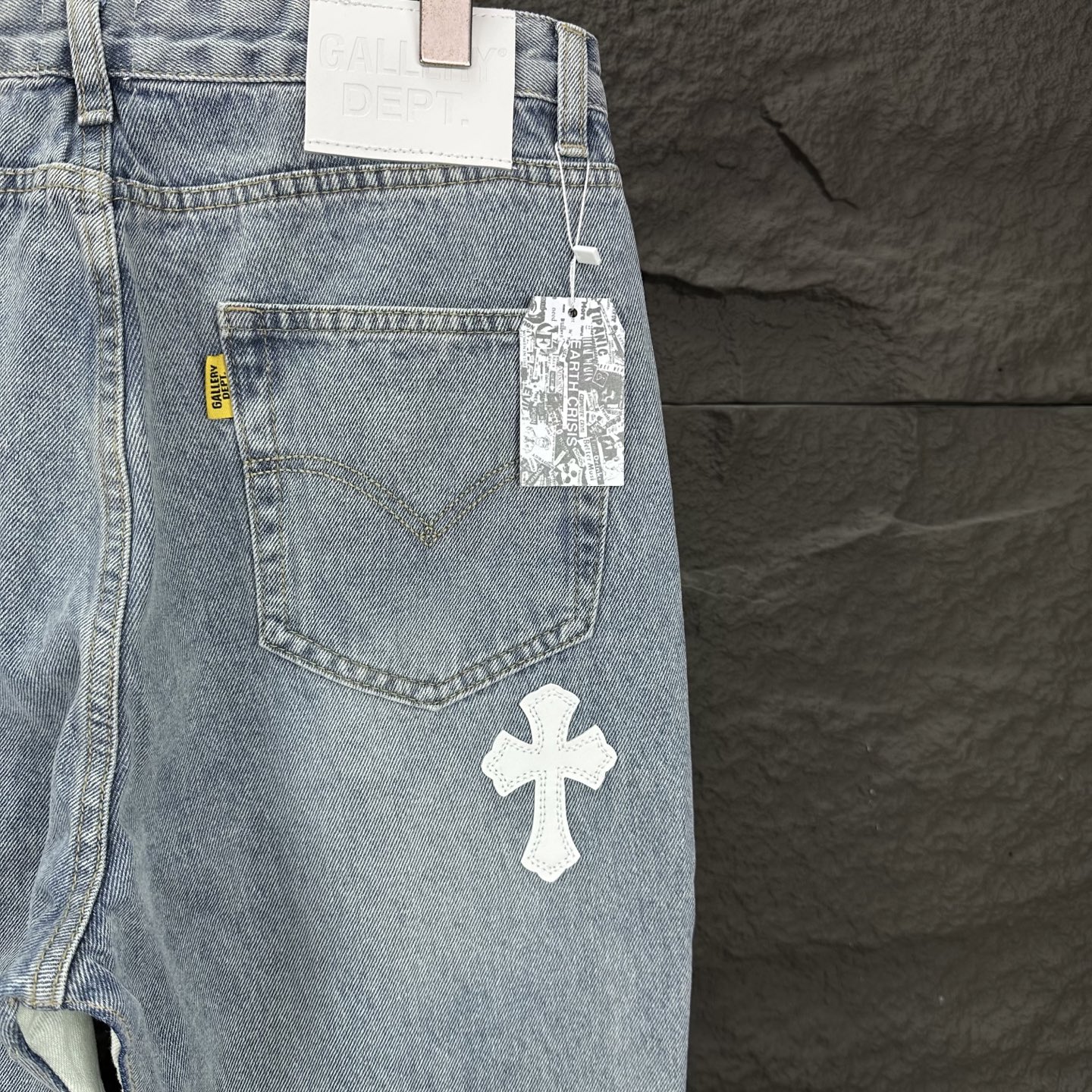 Chrome Hearts Couple Jeans White Couple Style L