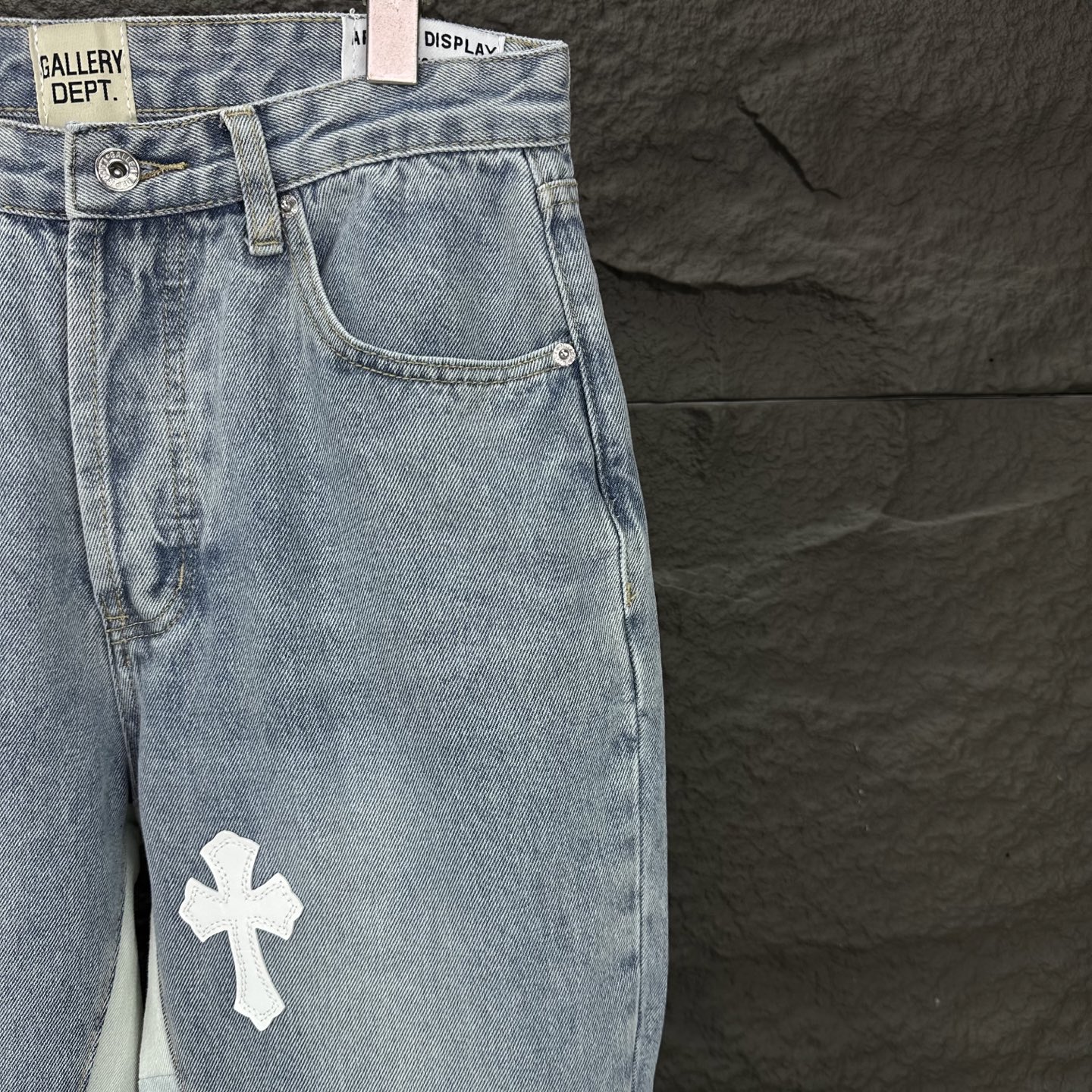 Chrome Hearts Couple Jeans White Couple Style L