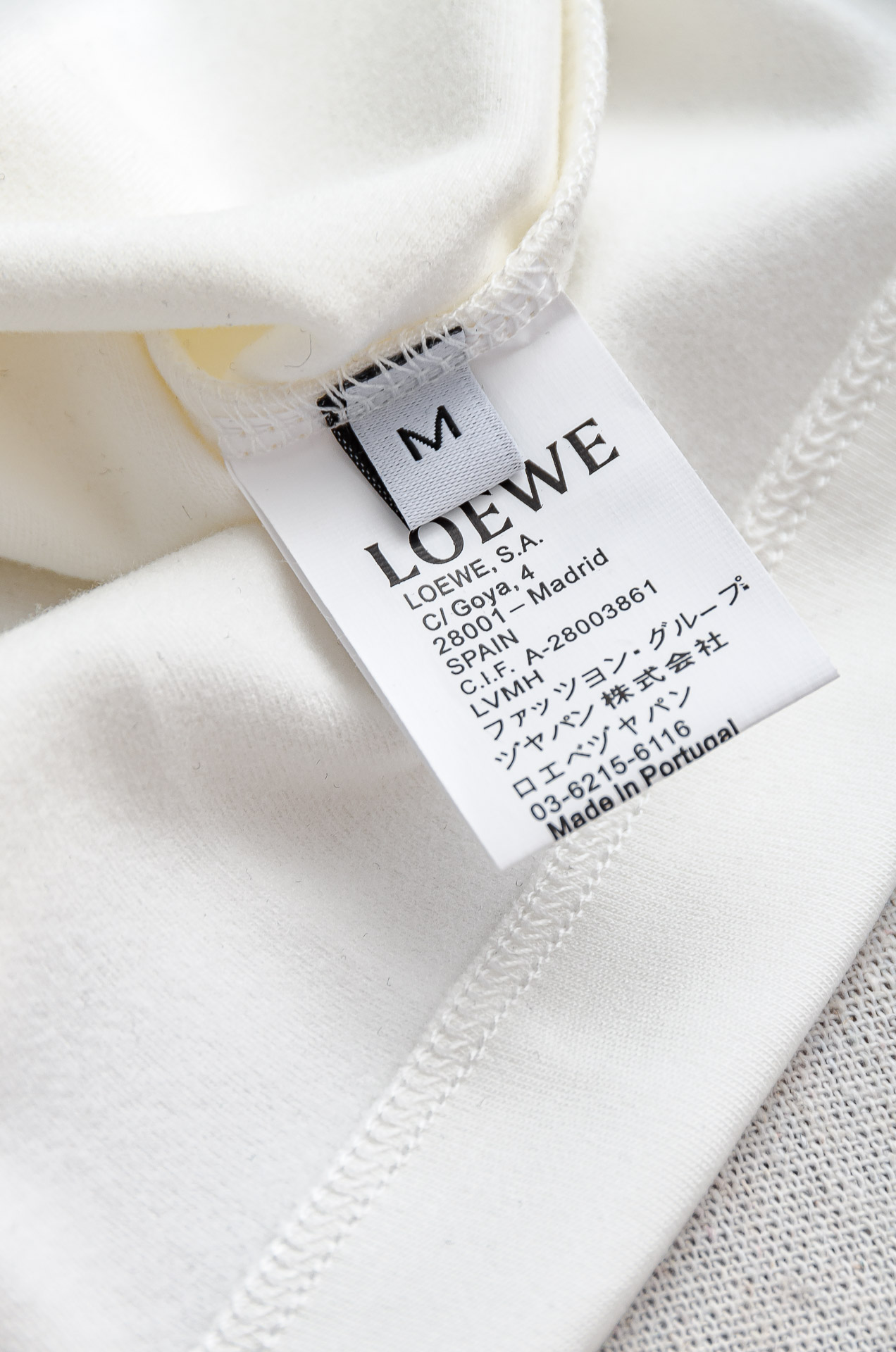 Loewe Male Shirt Black Fleece Lined S-l-xxl