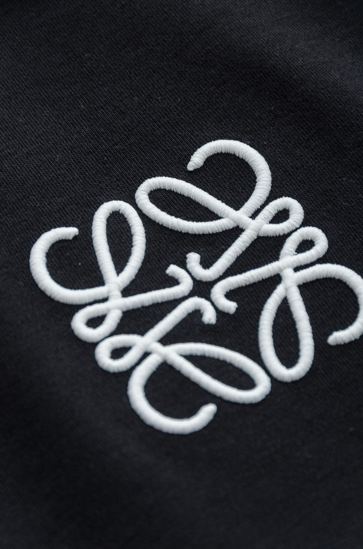 Loewe Male Shirt Black Fleece Lined S-l-xxl