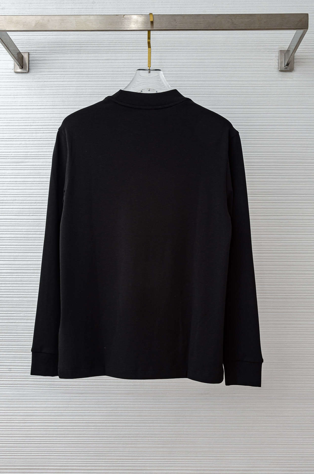 Loewe Male Shirt Black Fleece Lined S-l-xxl