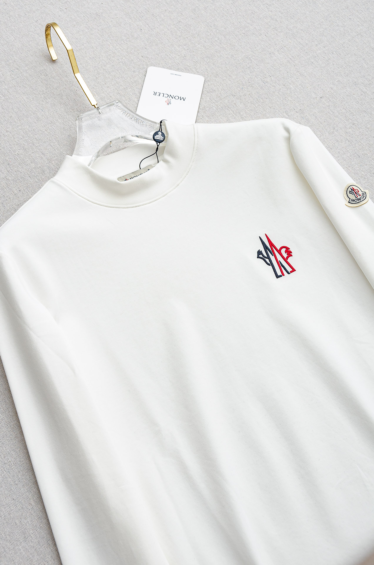 Moncler Male Shirt Black Fleece Lined S-m-l-xxl