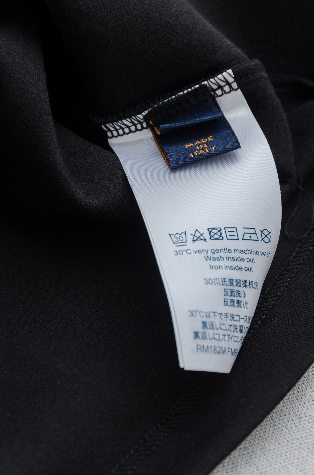 Louis Vuitton Male Shirt Black Fleece Lined S-l-xxl