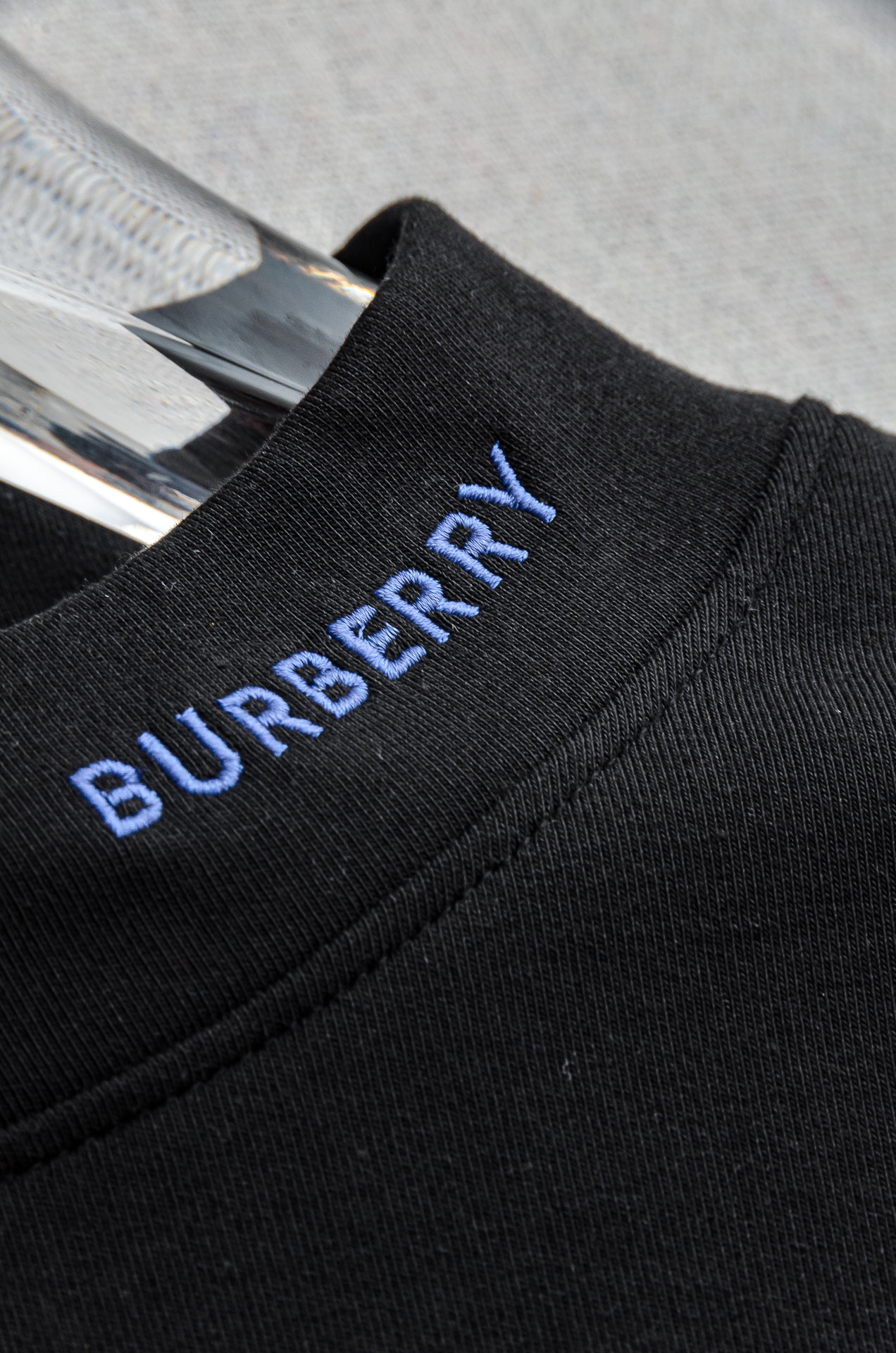 Burberry Male Shirt Cotton Black Fleece Lined M-xl
