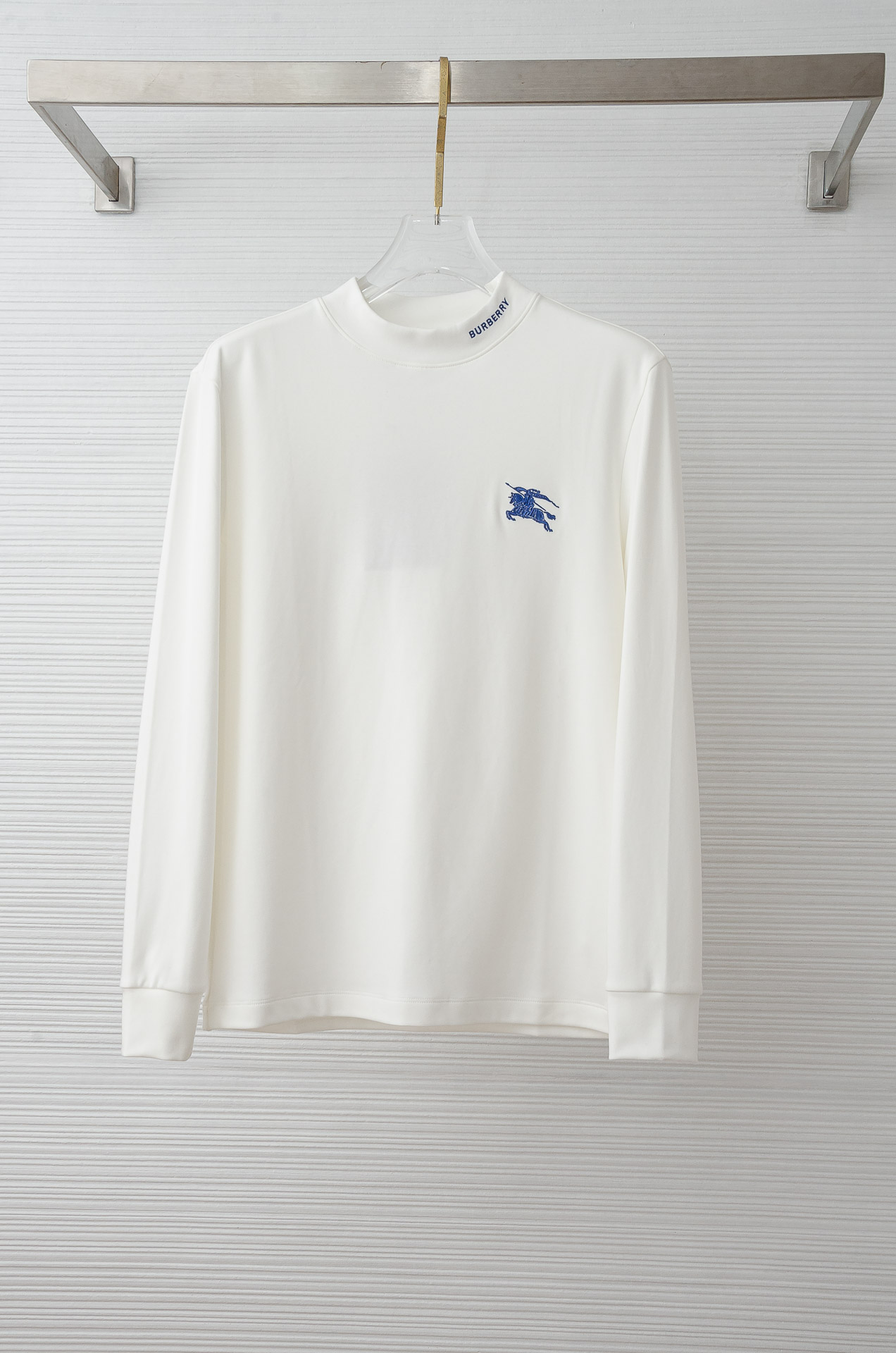 Burberry Male Shirt Cotton Black Fleece Lined M-xl