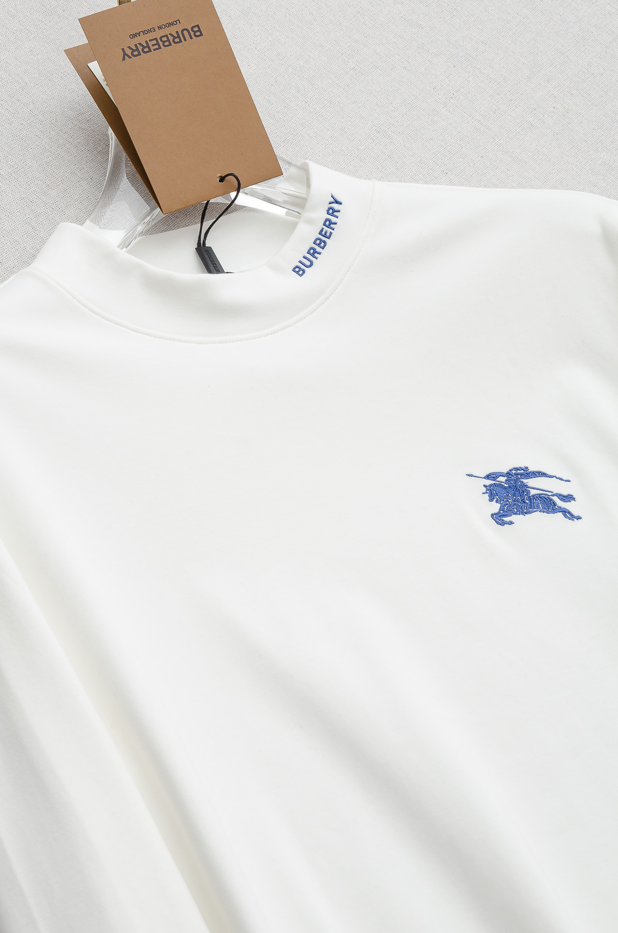 Burberry Male Shirt Cotton Black Fleece Lined M-xl