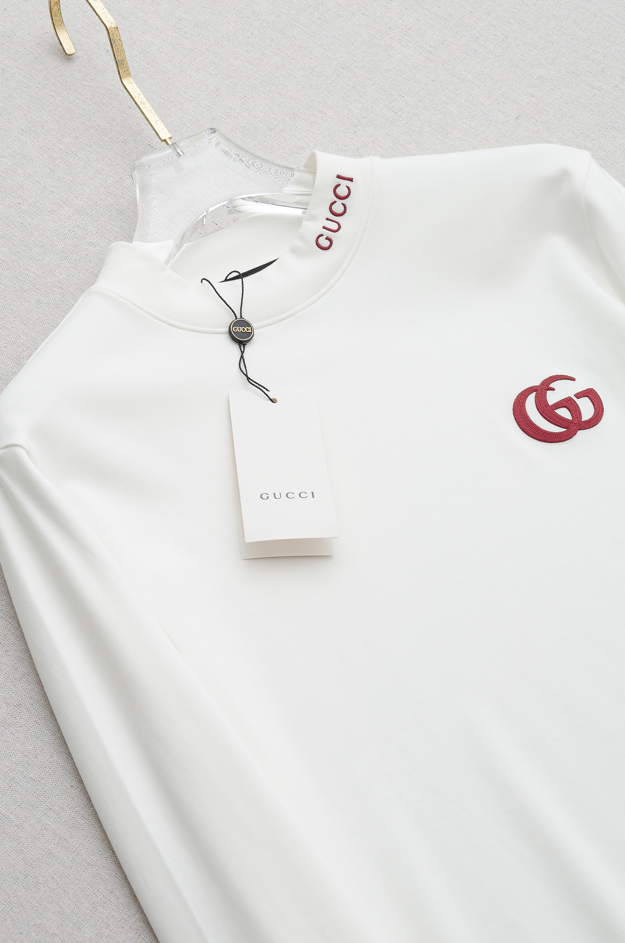 Gucci Male Shirt Cotton Black Fleece Lined M-xl