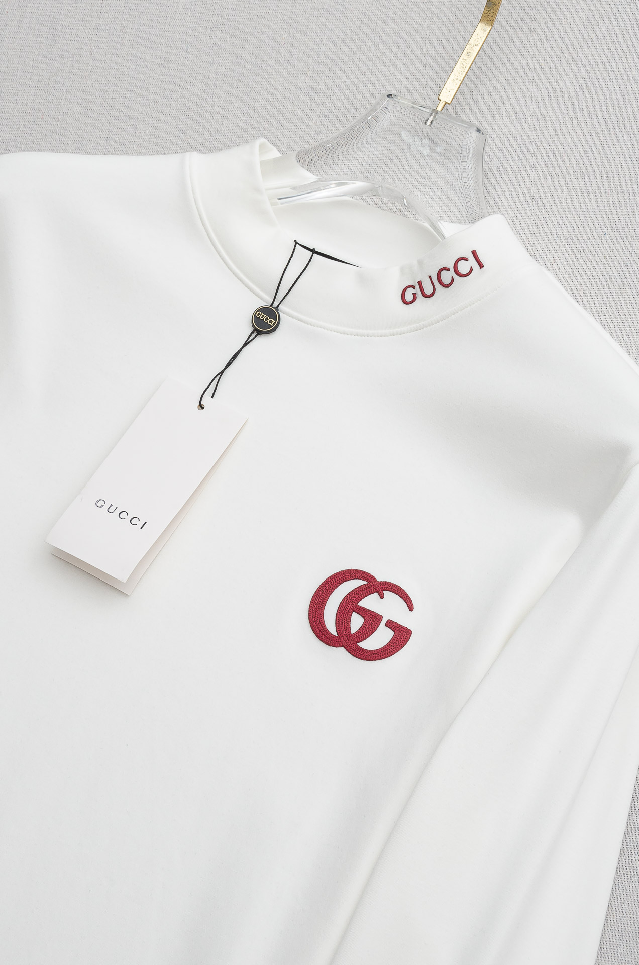 Gucci Male Shirt Cotton Black Fleece Lined M-xl