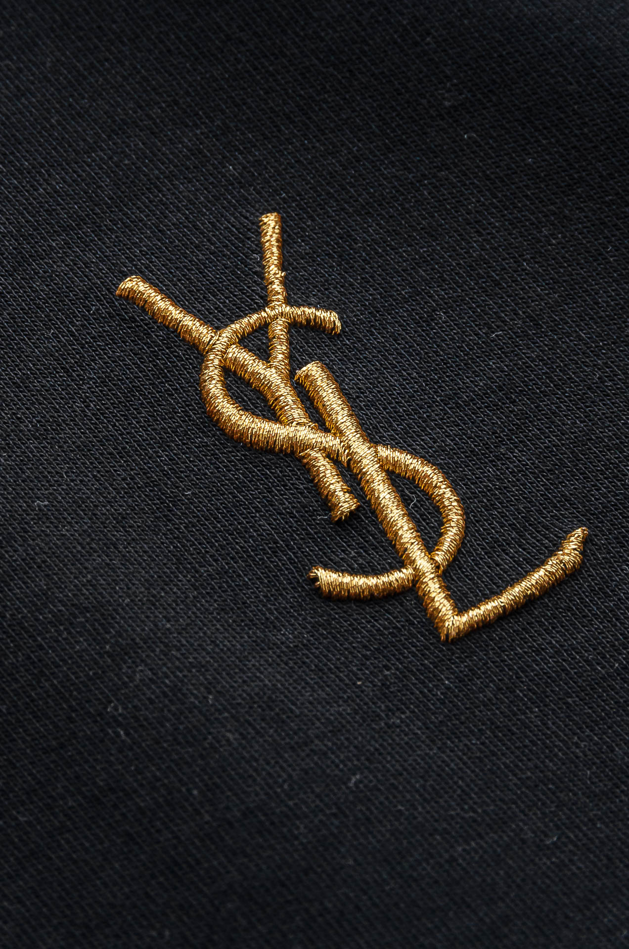 Saint Laurent Male Shirt Cotton Black Fleece Lined S-m-l-xl