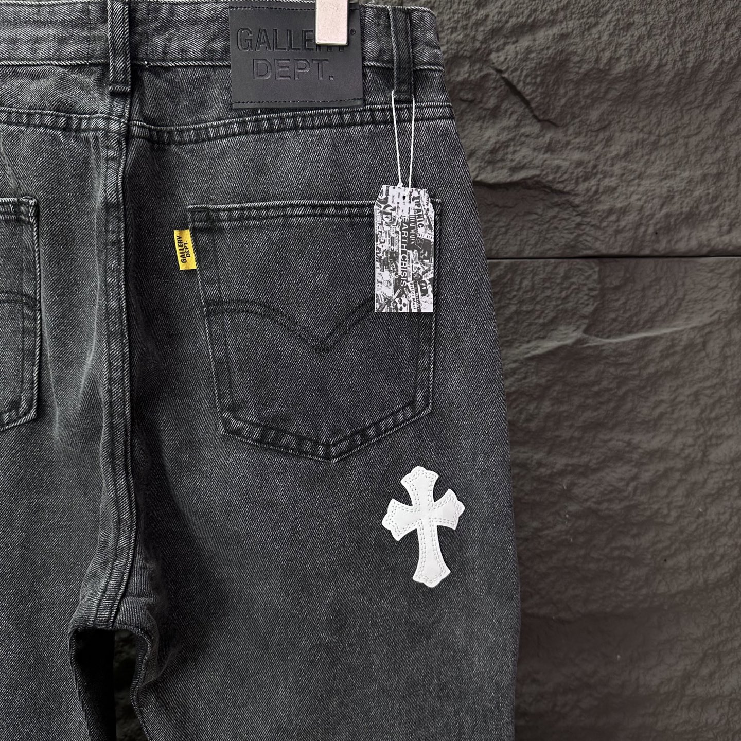 Chrome Hearts Couple Jeans Black Couple Style L