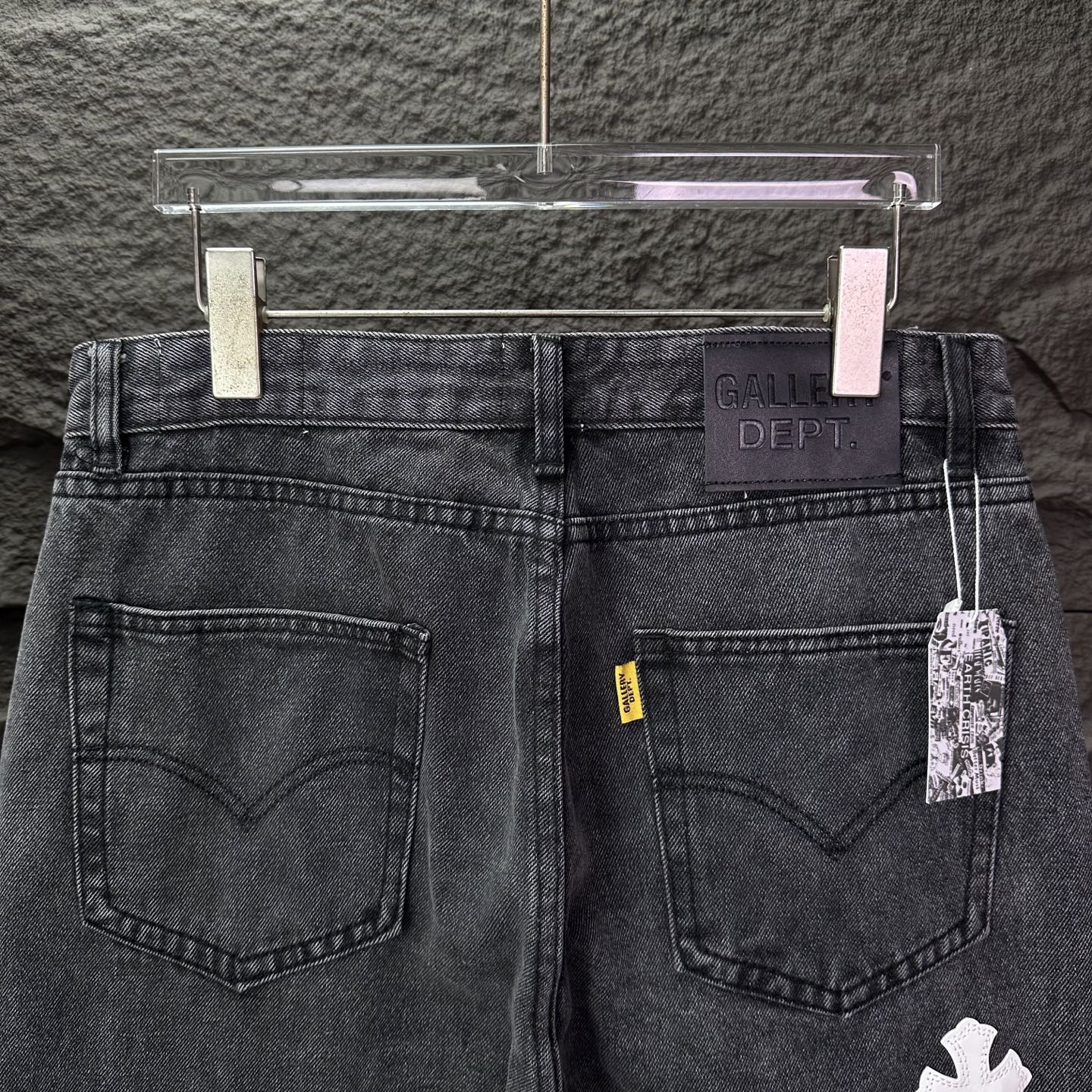 Chrome Hearts Couple Jeans Black Couple Style L