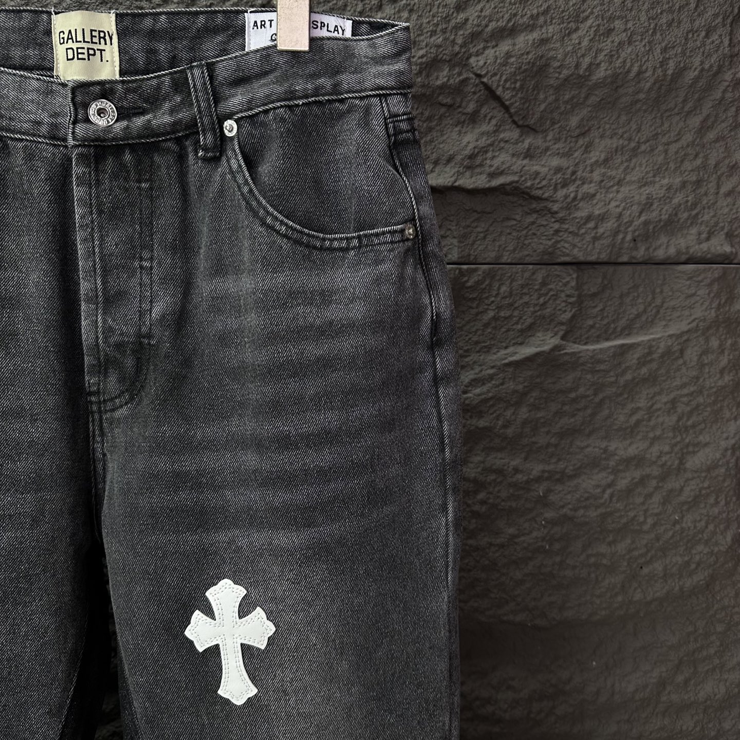 Chrome Hearts Couple Jeans Black Couple Style L