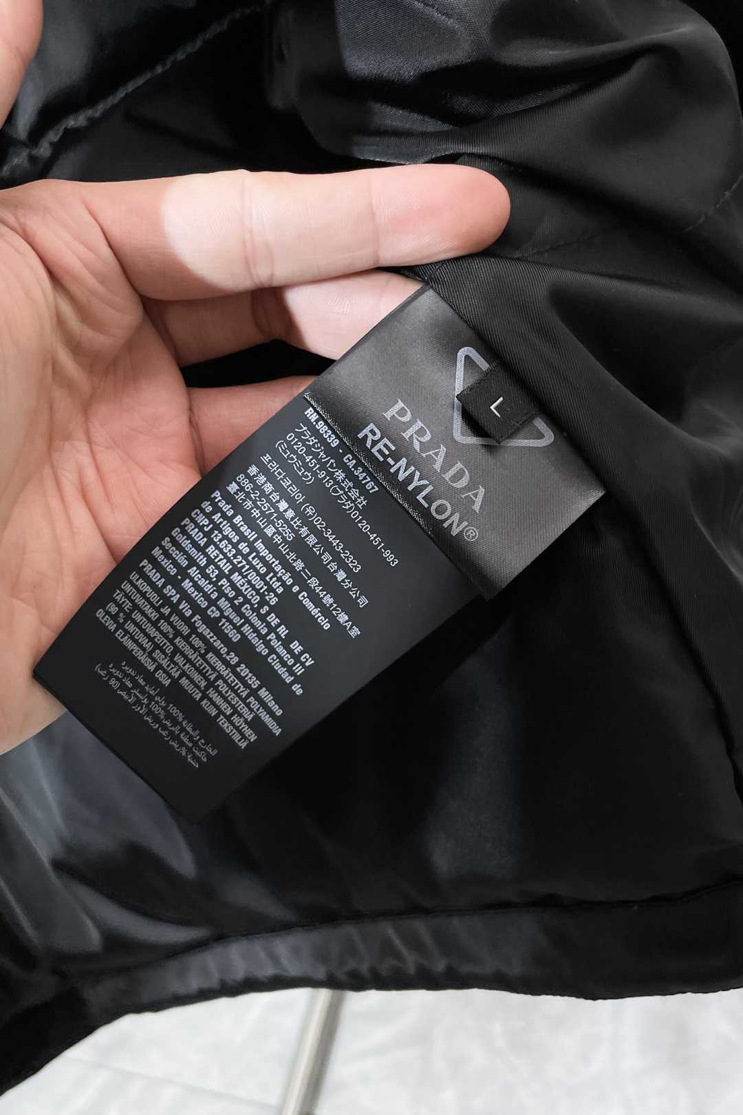 Prada Down Jacket White Duck Down M-xl