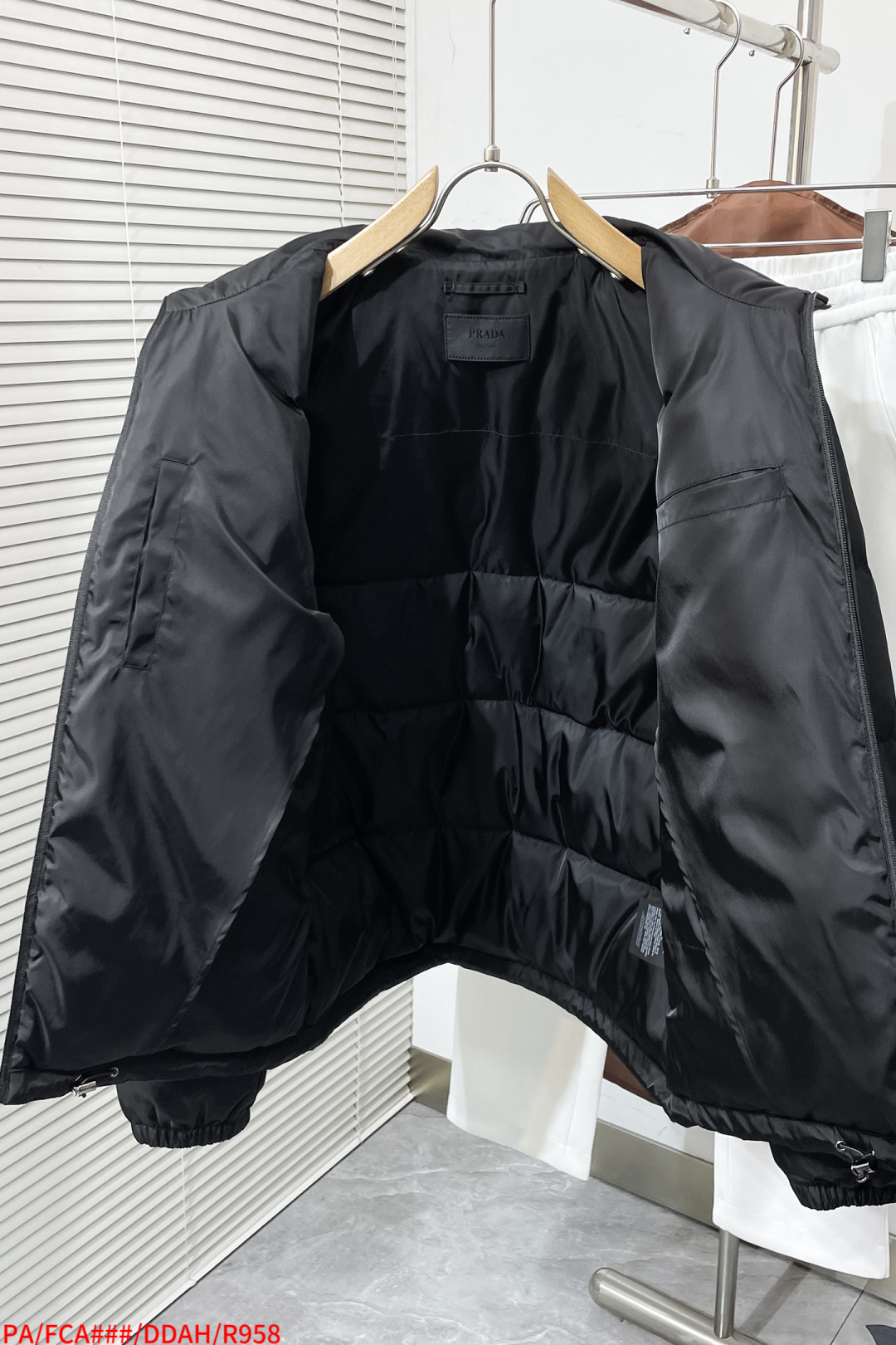 Prada Down Jacket White Duck Down M-xl