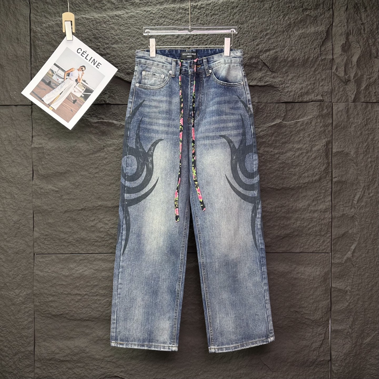 Balenciaga Couple Jeans Loose Fit