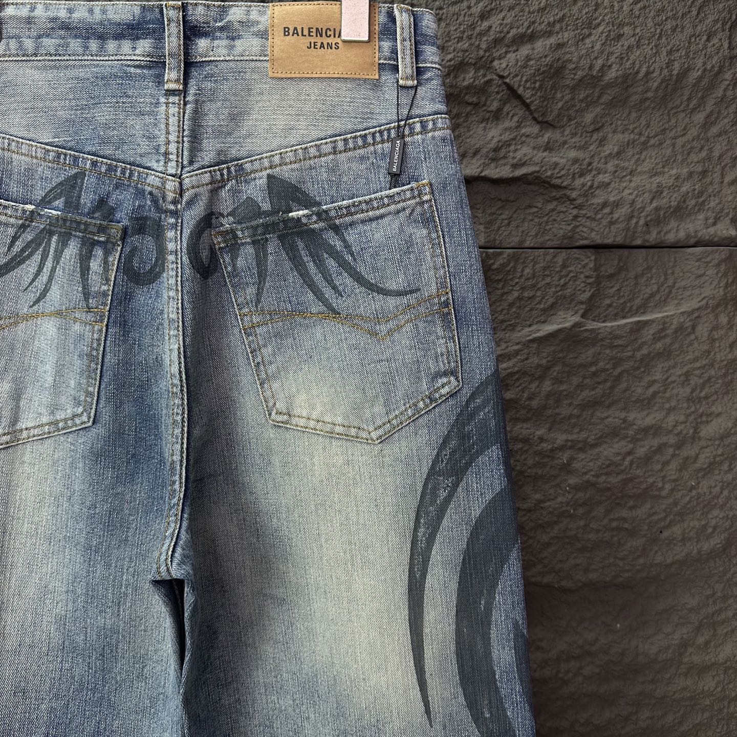 Balenciaga Couple Jeans Loose Fit