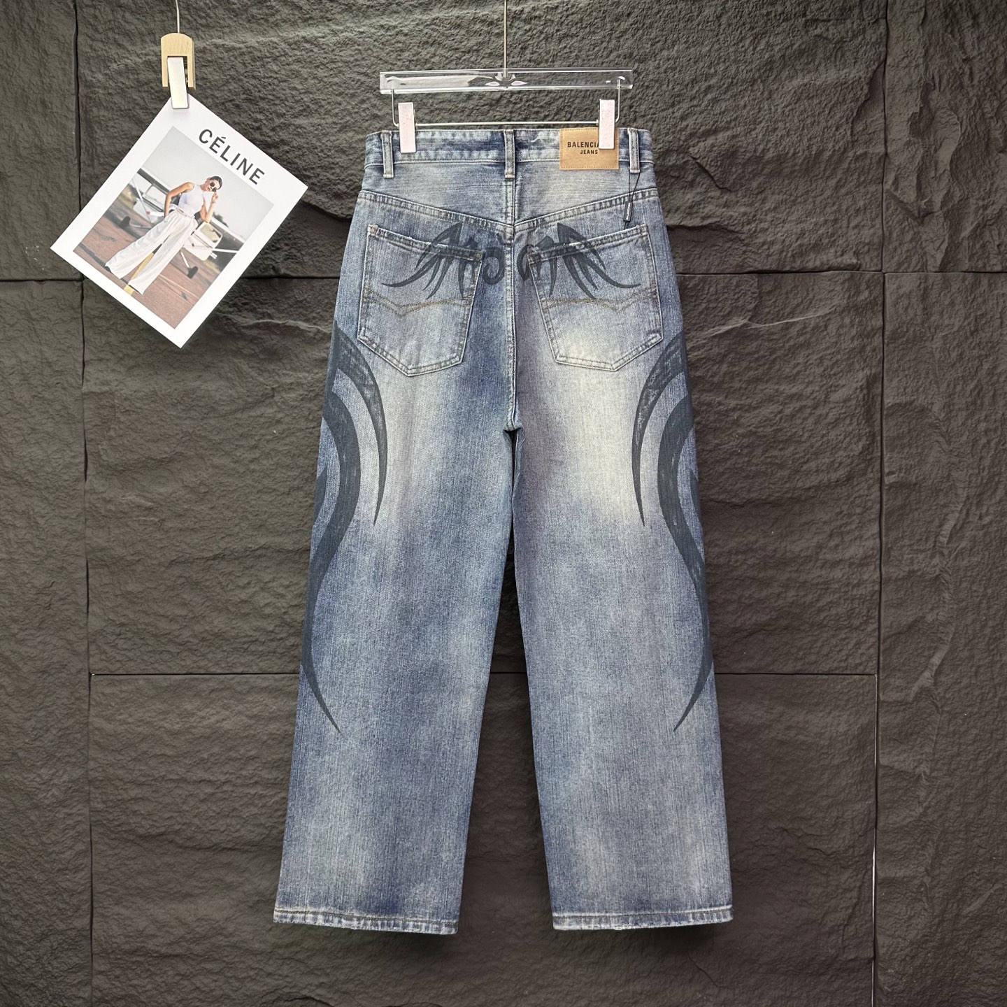 Balenciaga Couple Jeans Loose Fit