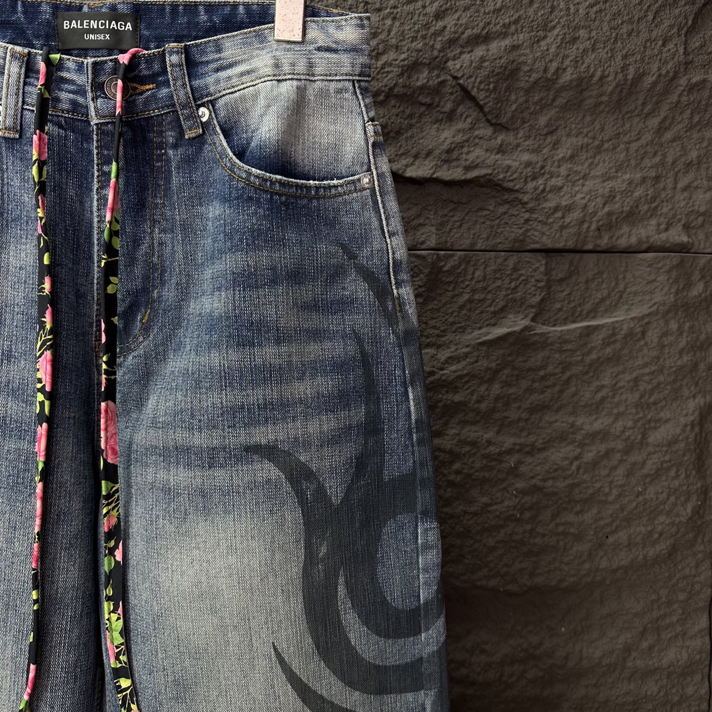 Balenciaga Couple Jeans Loose Fit