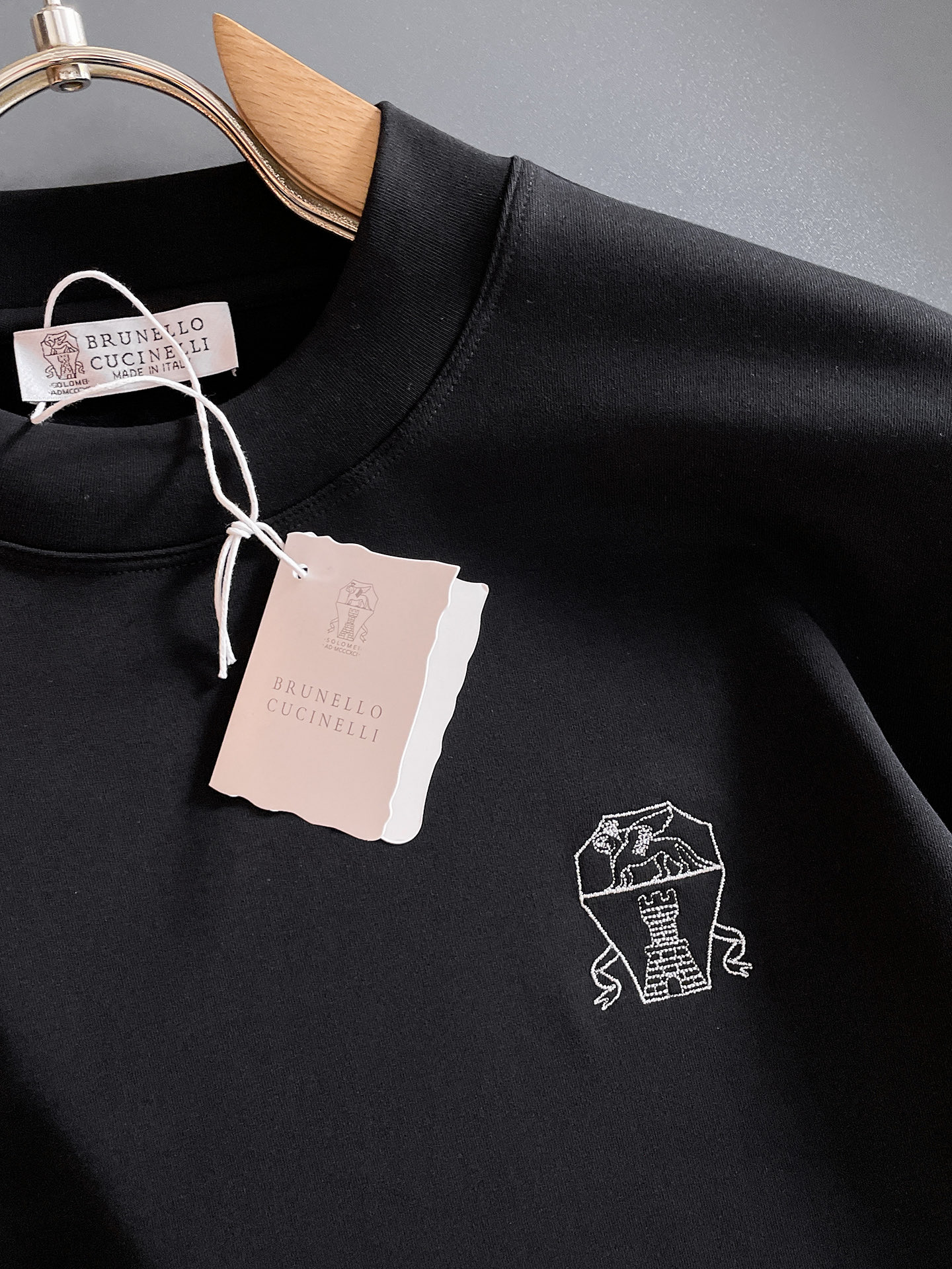 Brunello Cucinelli Male Hoodie Black S