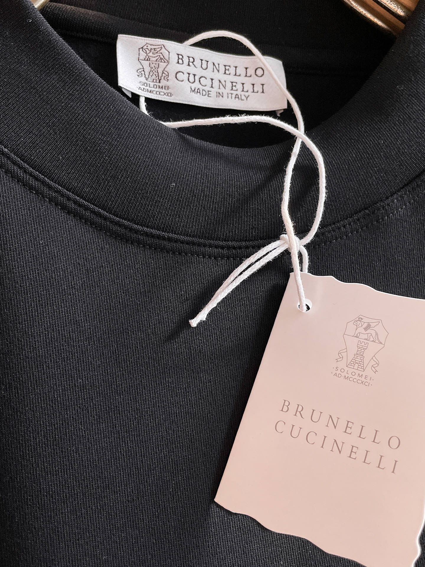 Brunello Cucinelli Male Hoodie Black S