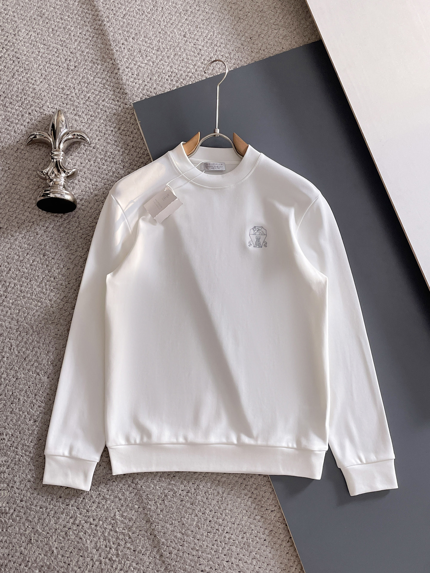 Brunello Cucinelli Male Hoodie Black S