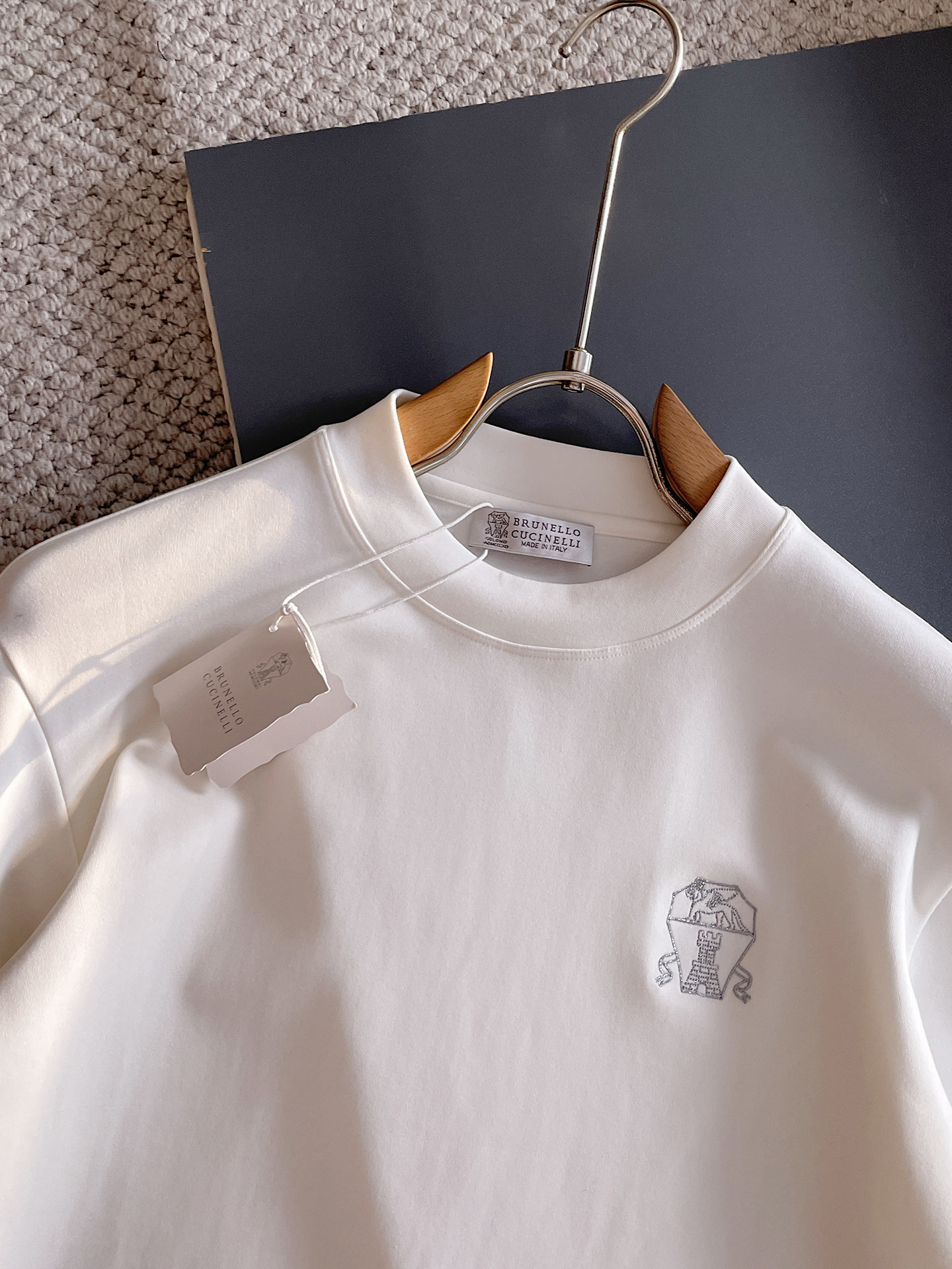 Brunello Cucinelli Male Hoodie Black S