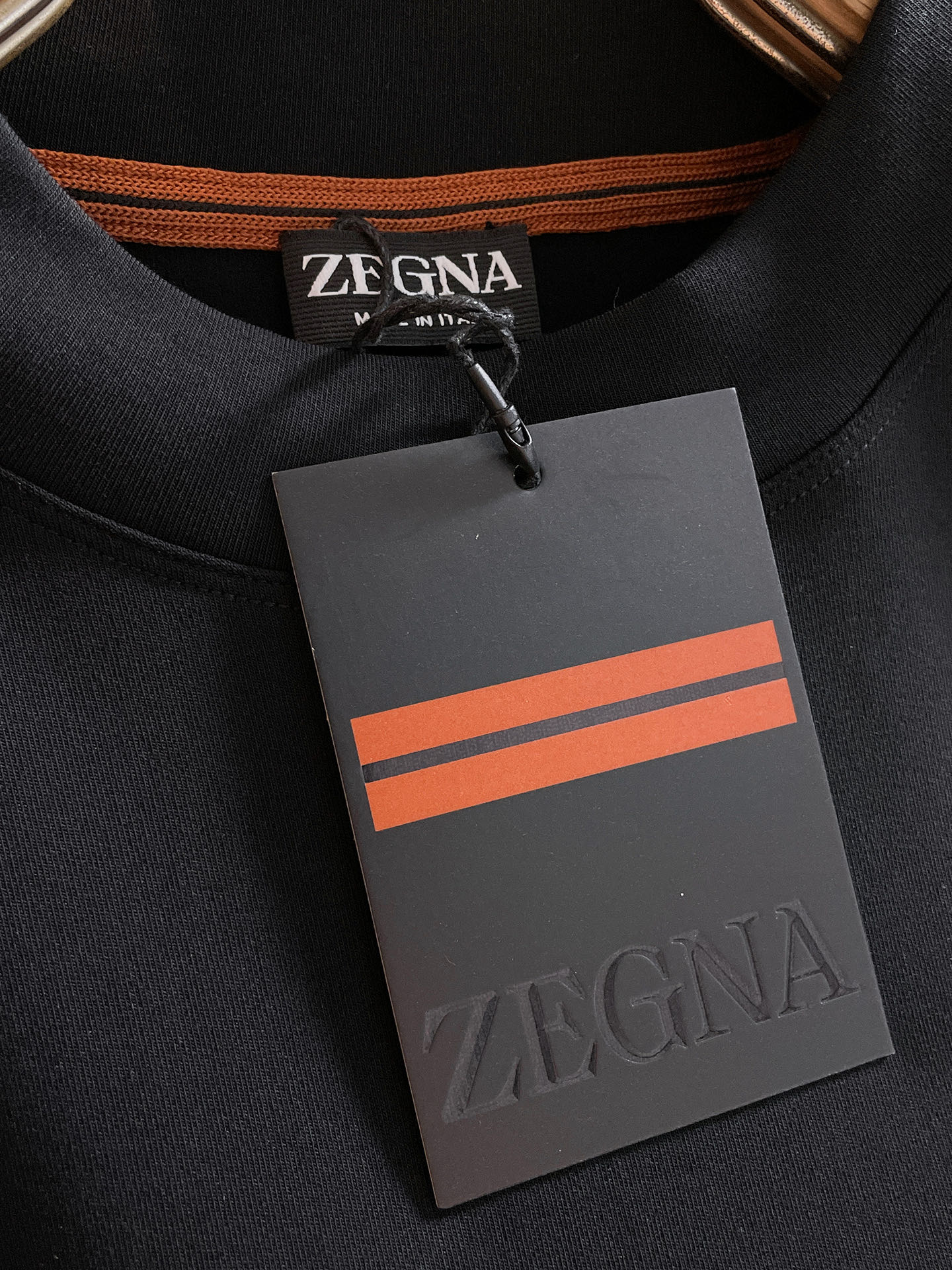 Ermenegildo Zegna Male Hoodie Black S