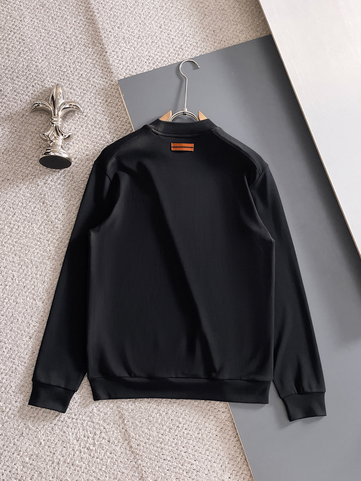 Ermenegildo Zegna Male Hoodie Black S