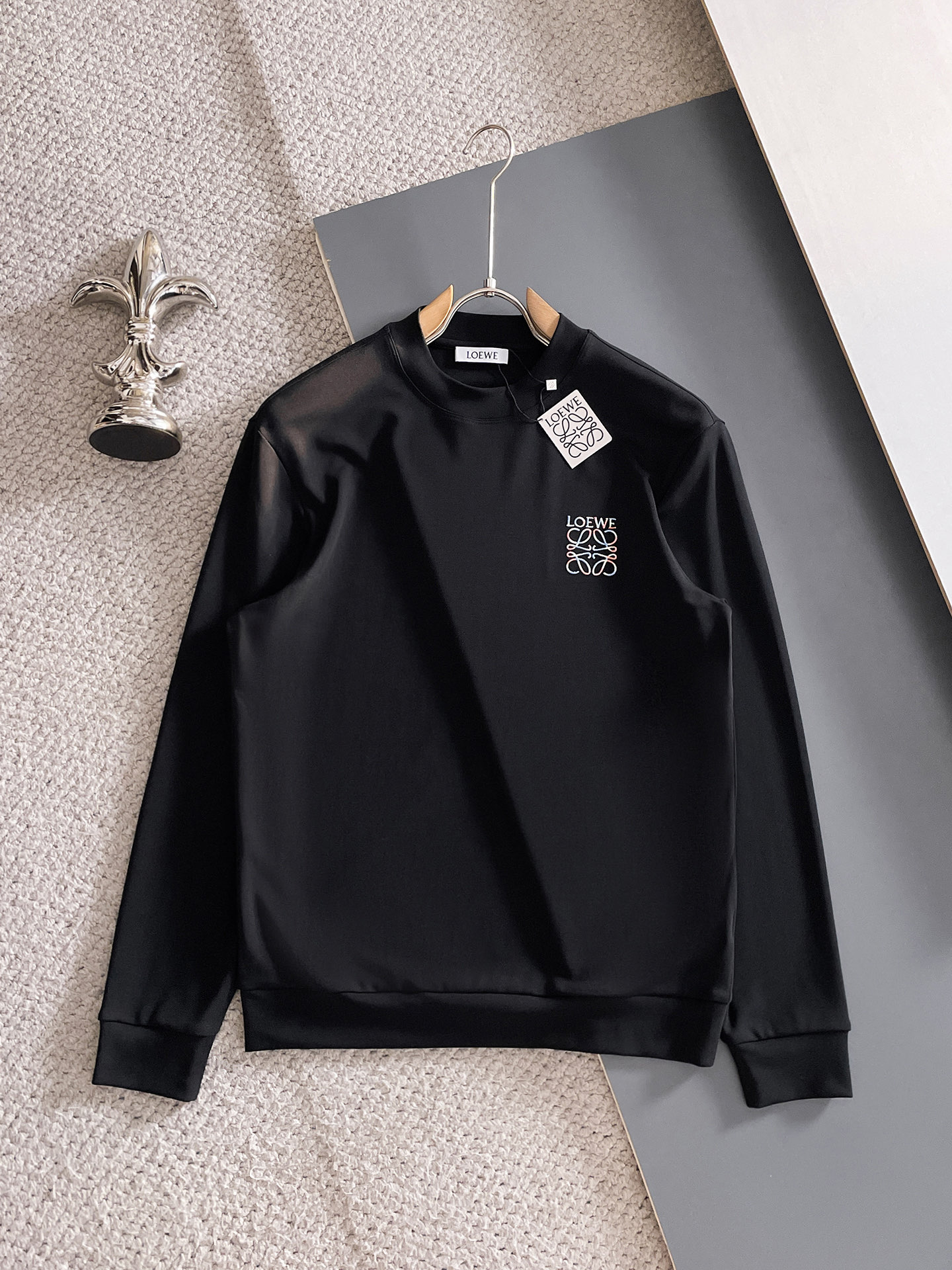 Loewe Male Hoodie Black S